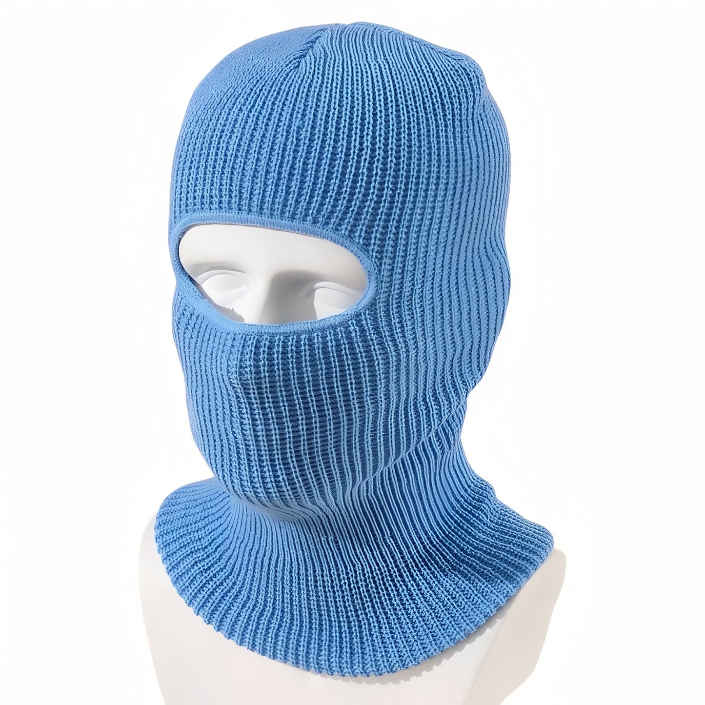 Cagoule Hiver Homme - Bleu Ciel - Taille Unique