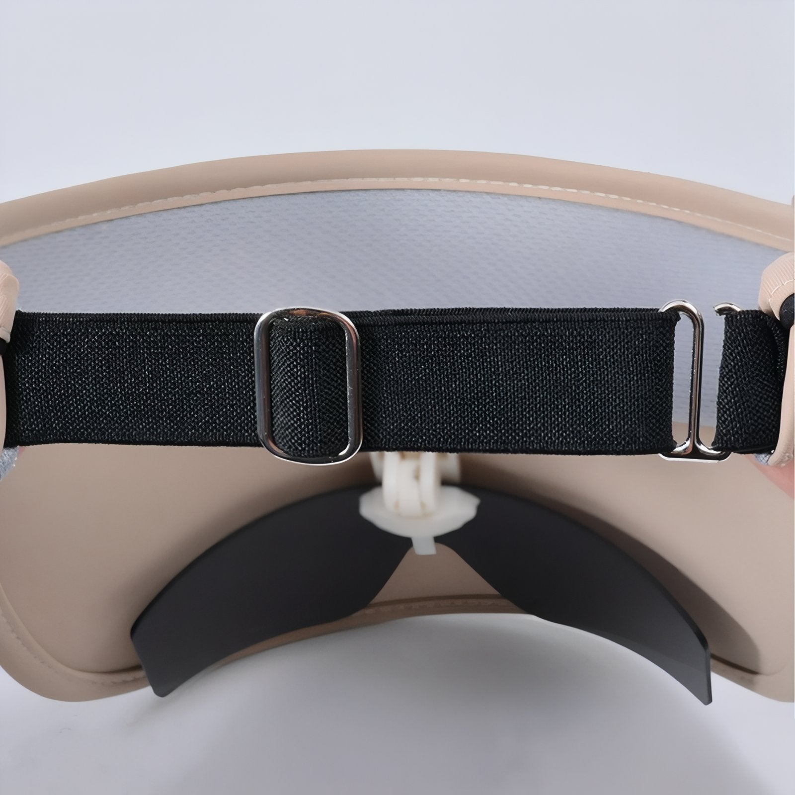 Casquette Visière avec Lunette Intégré gros plan sangle ajustable - Marron - Gris Foncé - Beige - Vert Olive - Noir