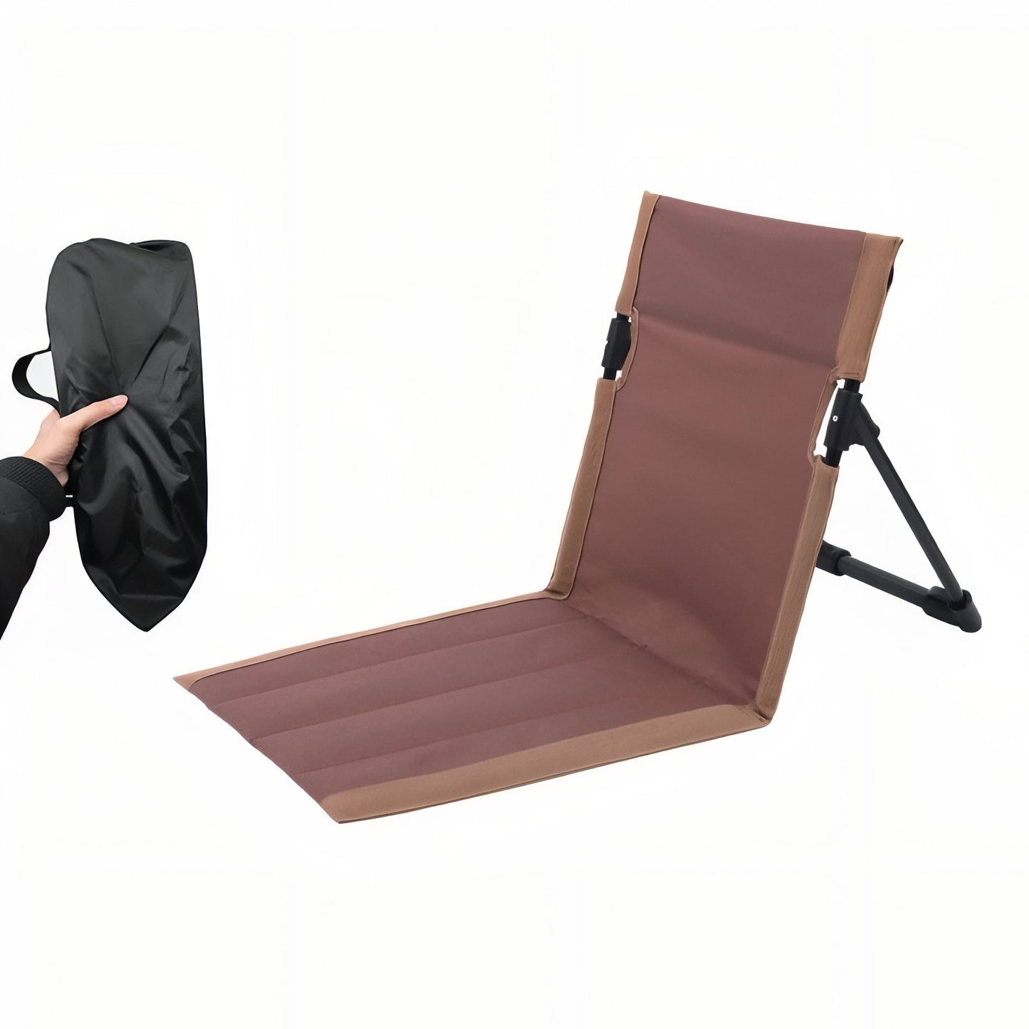 Chaise De Sol Randonnée - Marron et Beige