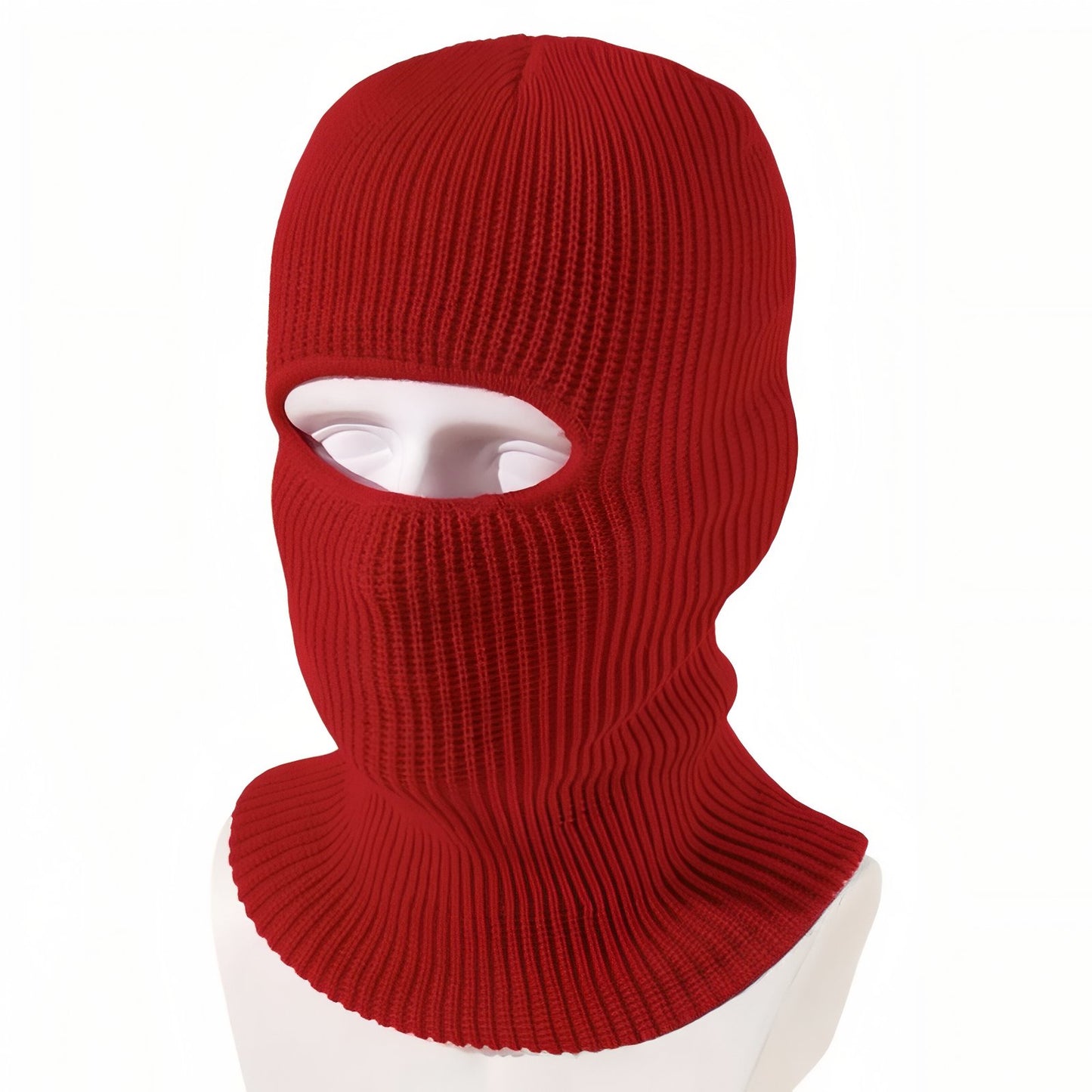 Cagoule Hiver Homme - Rouge - Taille Unique