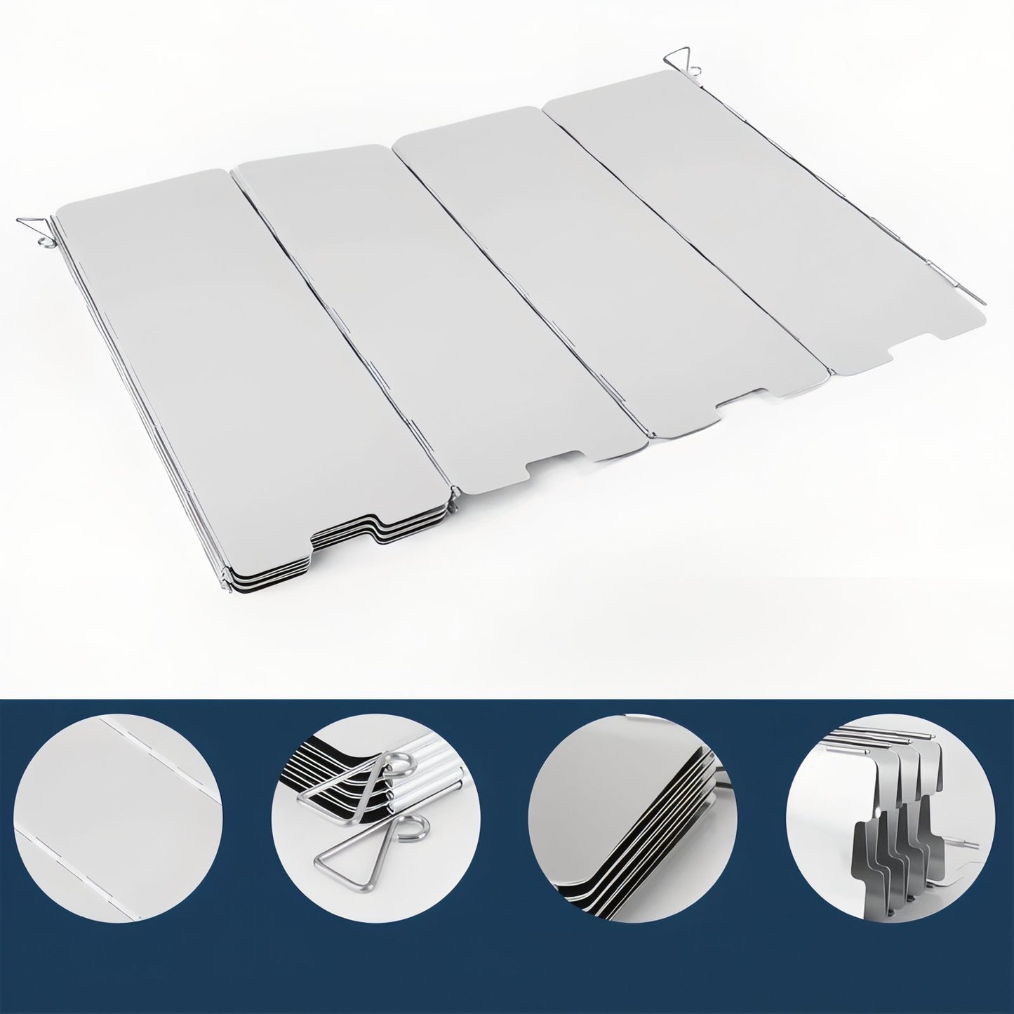 Pare-Vent Pour Réchaud détails des éléments - 9 plates - 10 plates - 12 plates