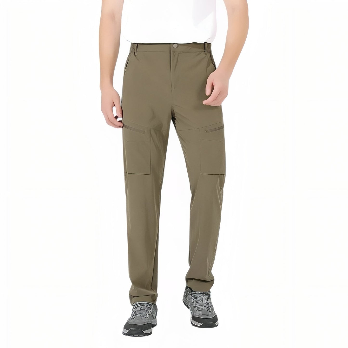 Pantalon Homme Randonnée Été - Olive