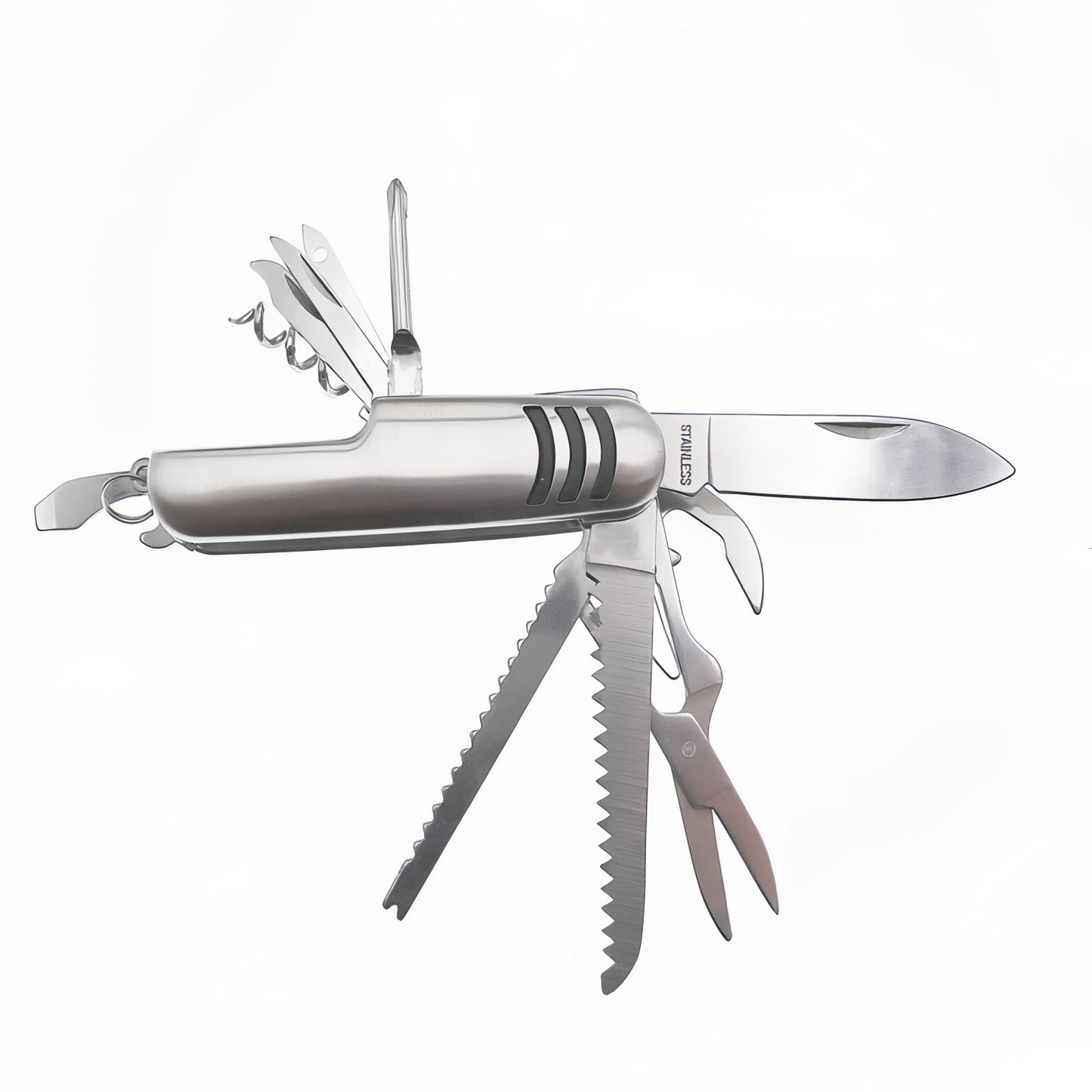 Couteau Suisse En Bois - Gris