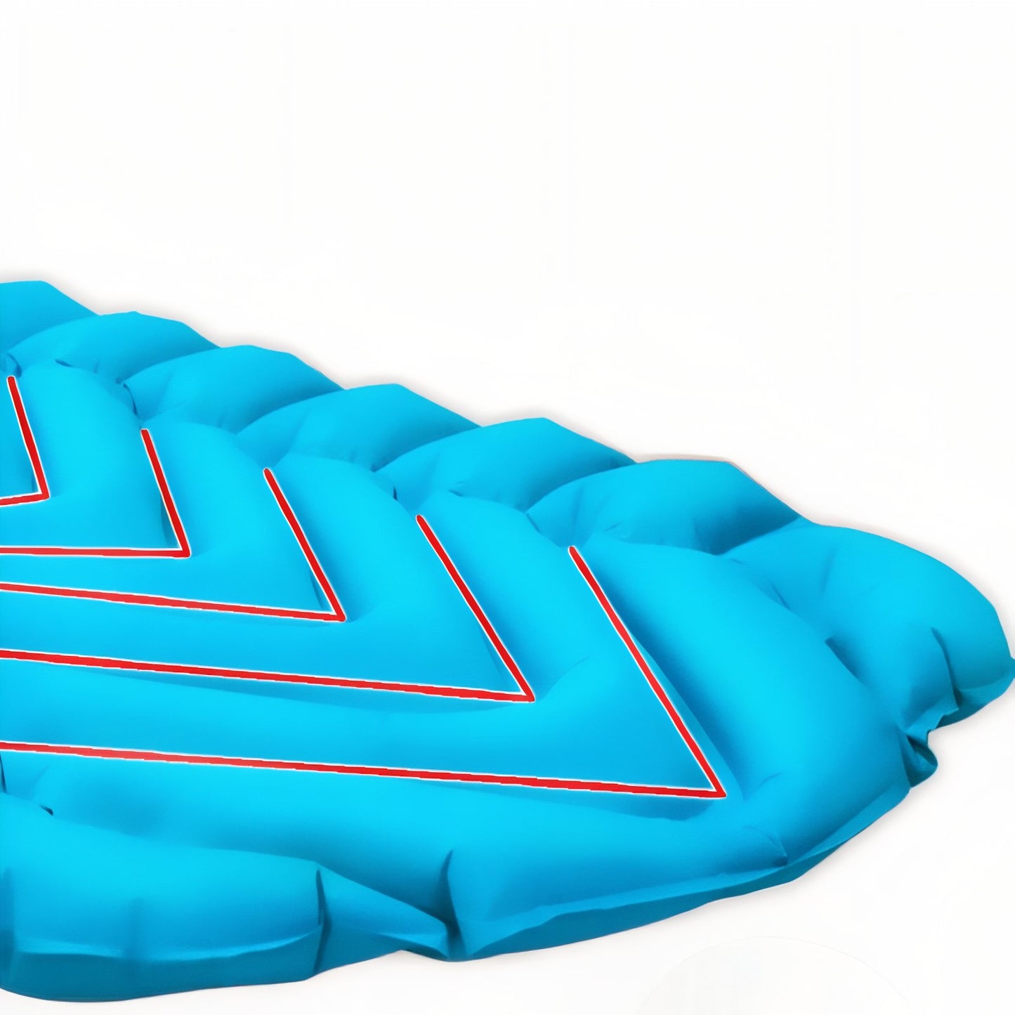 Matelas Gonflable Camping Résistant gros plan motif - Bleu - Vert Olive - Orange - Bleu Marine