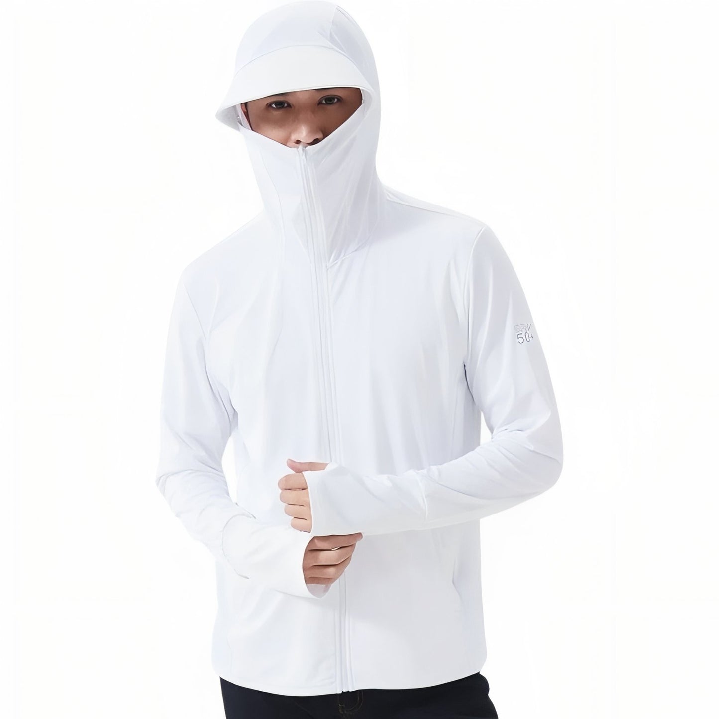 Veste Anti-UV Homme UPF 50+ - Blanc Pur