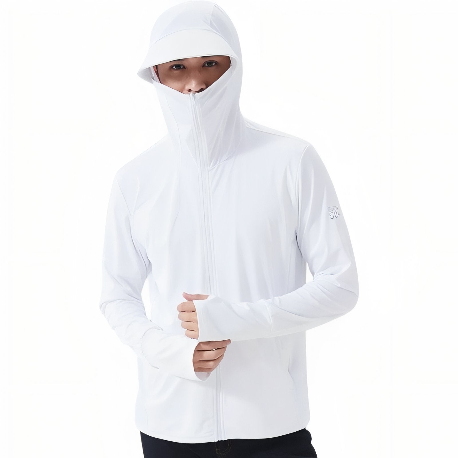 Veste Anti-UV Homme UPF 50+ - Blanc Pur