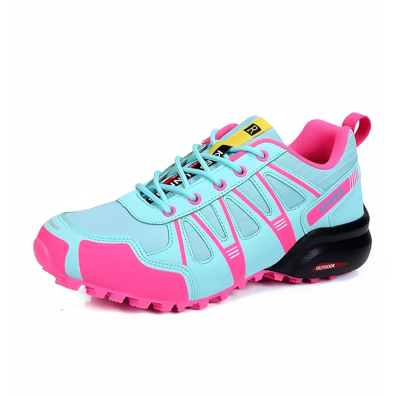 Chaussure Randonnée Femme Légère Violette - Turquoise et Fuchsia
