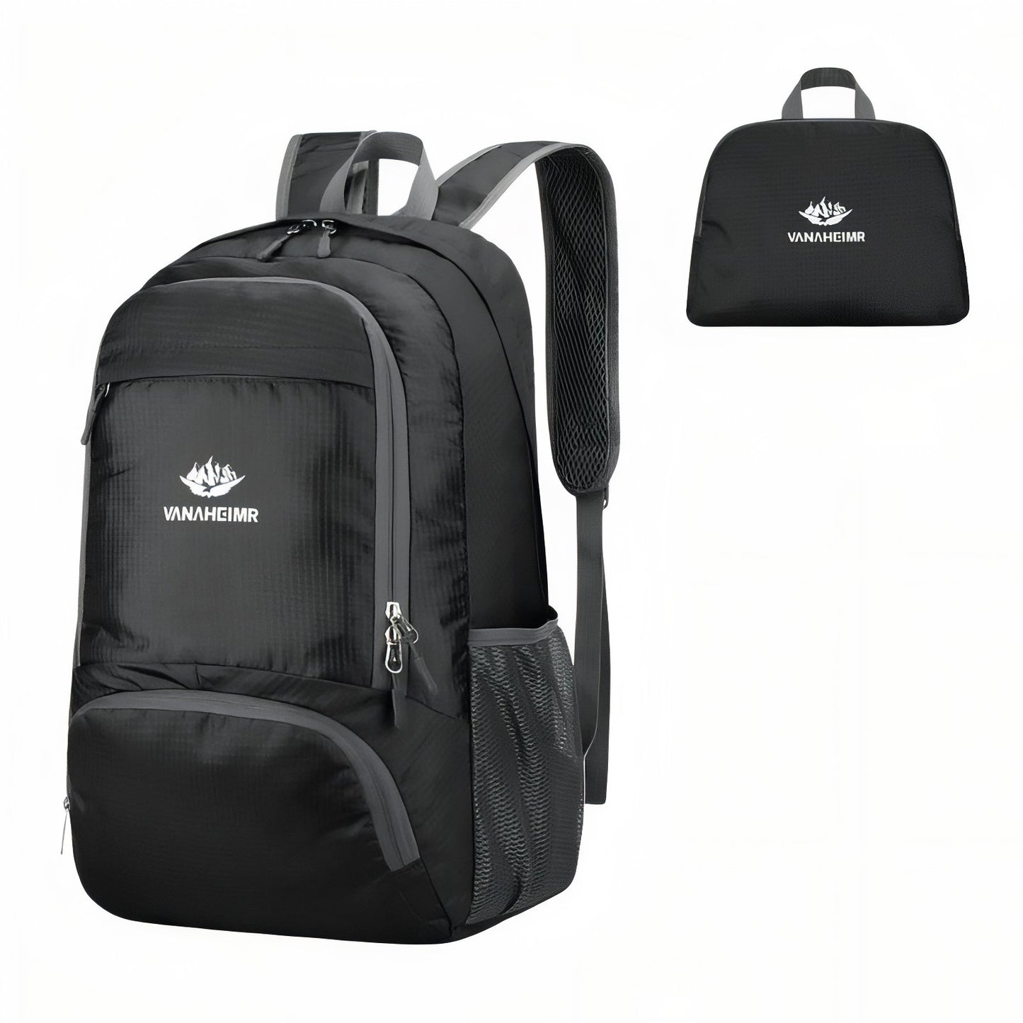 Sac à Dos Léger Imperméable - Noir