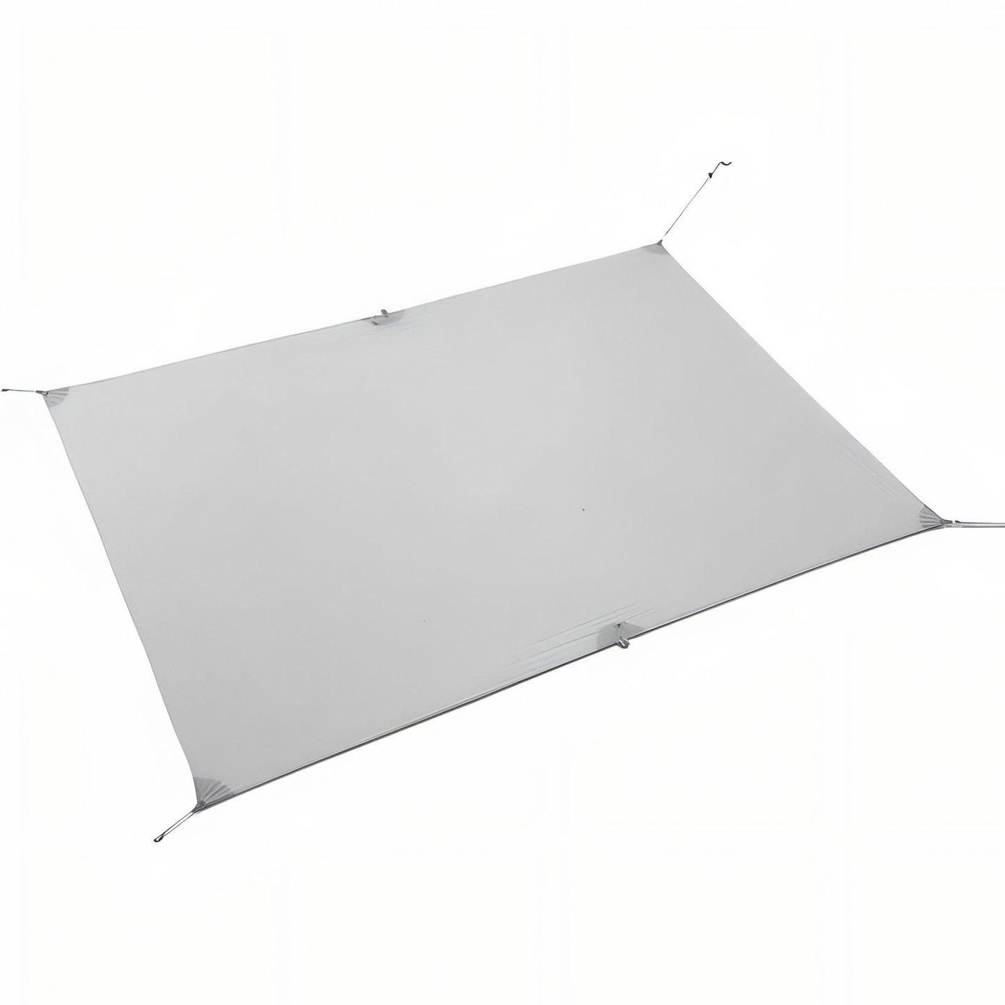 Tarp Randonnée Ultra Léger vue aérienne - Gris Clair - Vert Olive - Marron Olive