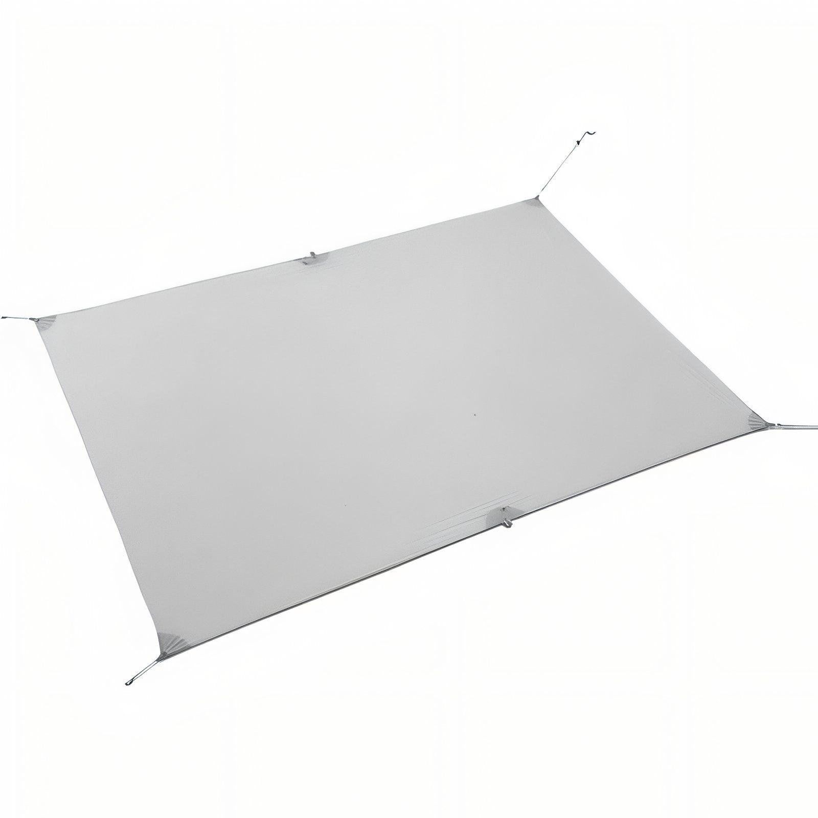 Tarp Randonnée Ultra Léger vue aérienne - Gris Clair - Vert Olive - Marron Olive