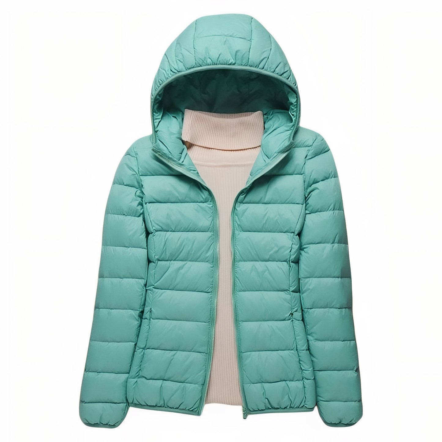 Doudoune Randonnée Compressible Femme - Vert Menthe