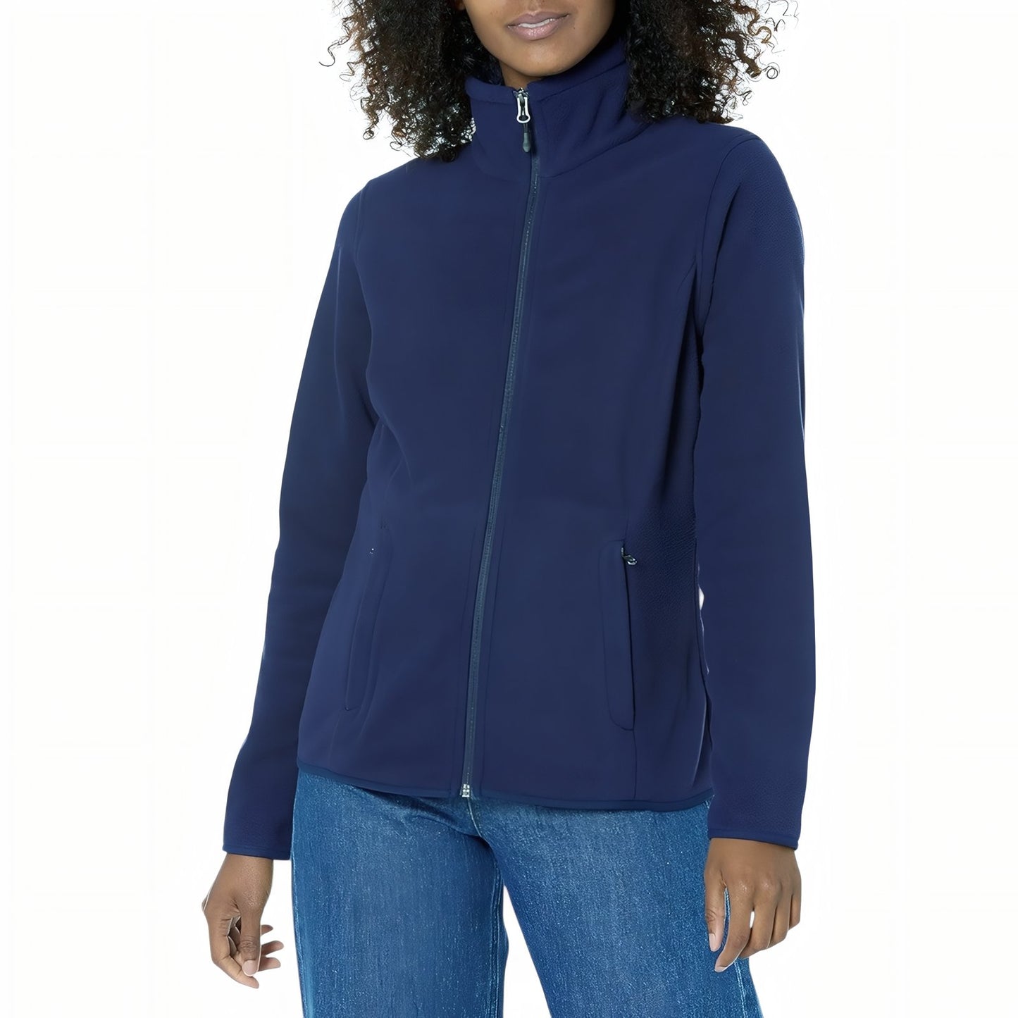 Veste Polaire Randonnée Femme - Bleu Marine