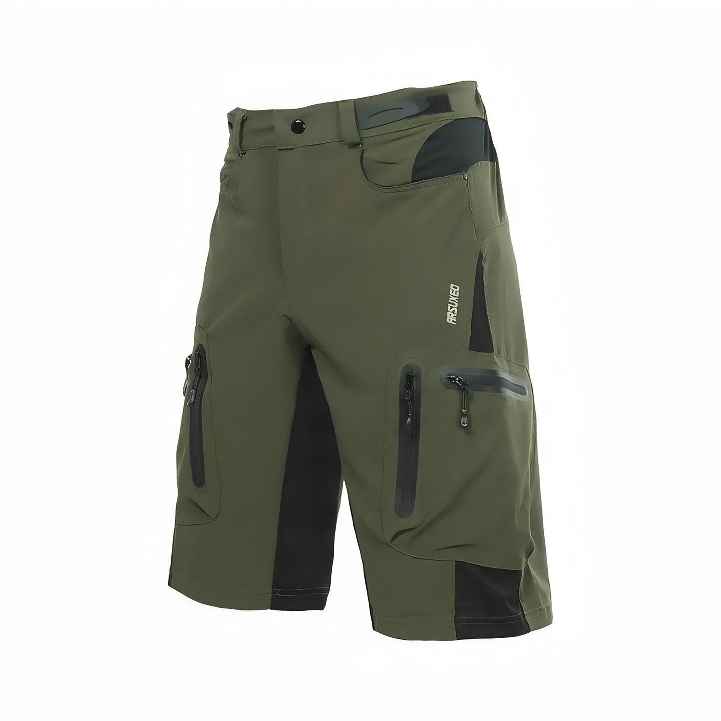 Short de Randonnée Homme Avec Poches - Vert Olive