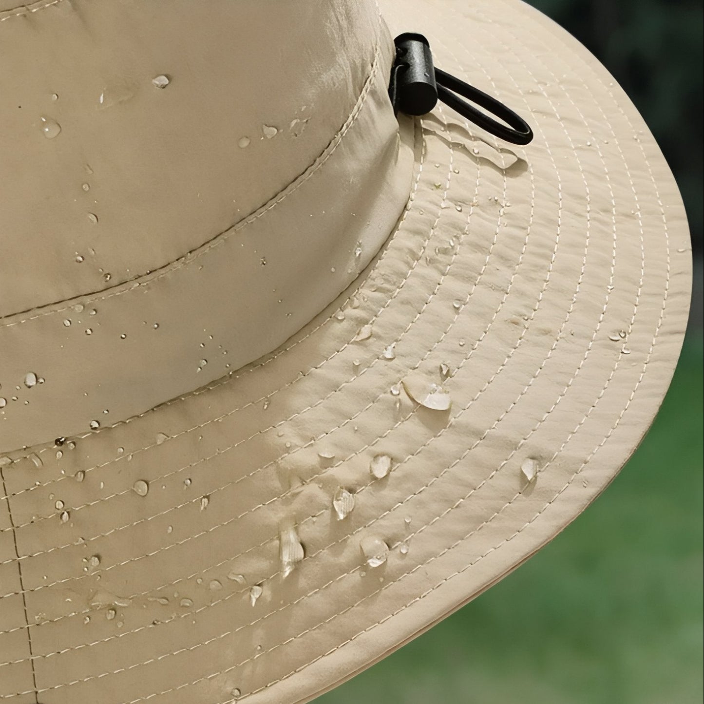 Chapeau Femme Été Randonnée gros plan matière imperméable - Beige - Vert Olive - Rose - Noir - Gris Foncé - Bleu Marine - Terracotta
