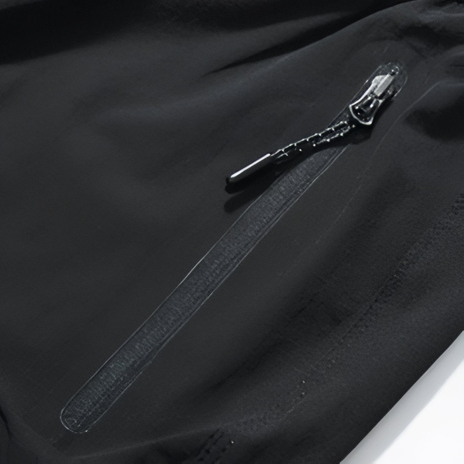 Pantalon de Randonnée Avec Ceinture Élastique Homme gros plan fermeture zippée - Gris Foncé - Noir
