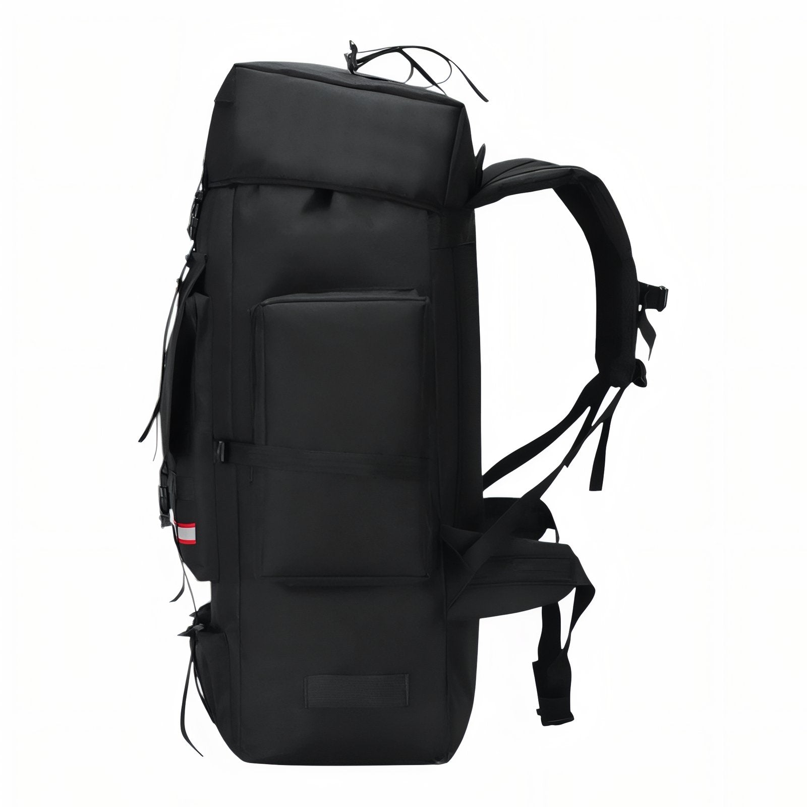 Sac Trek 130L vue latérale - Noir