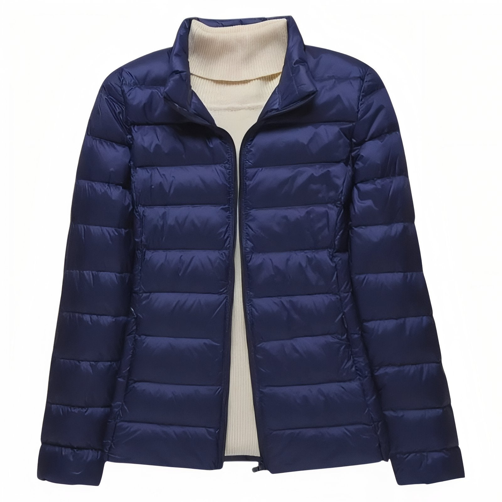 Doudoune Randonnée Compressible Femme - Bleu Marine (sans capuche)