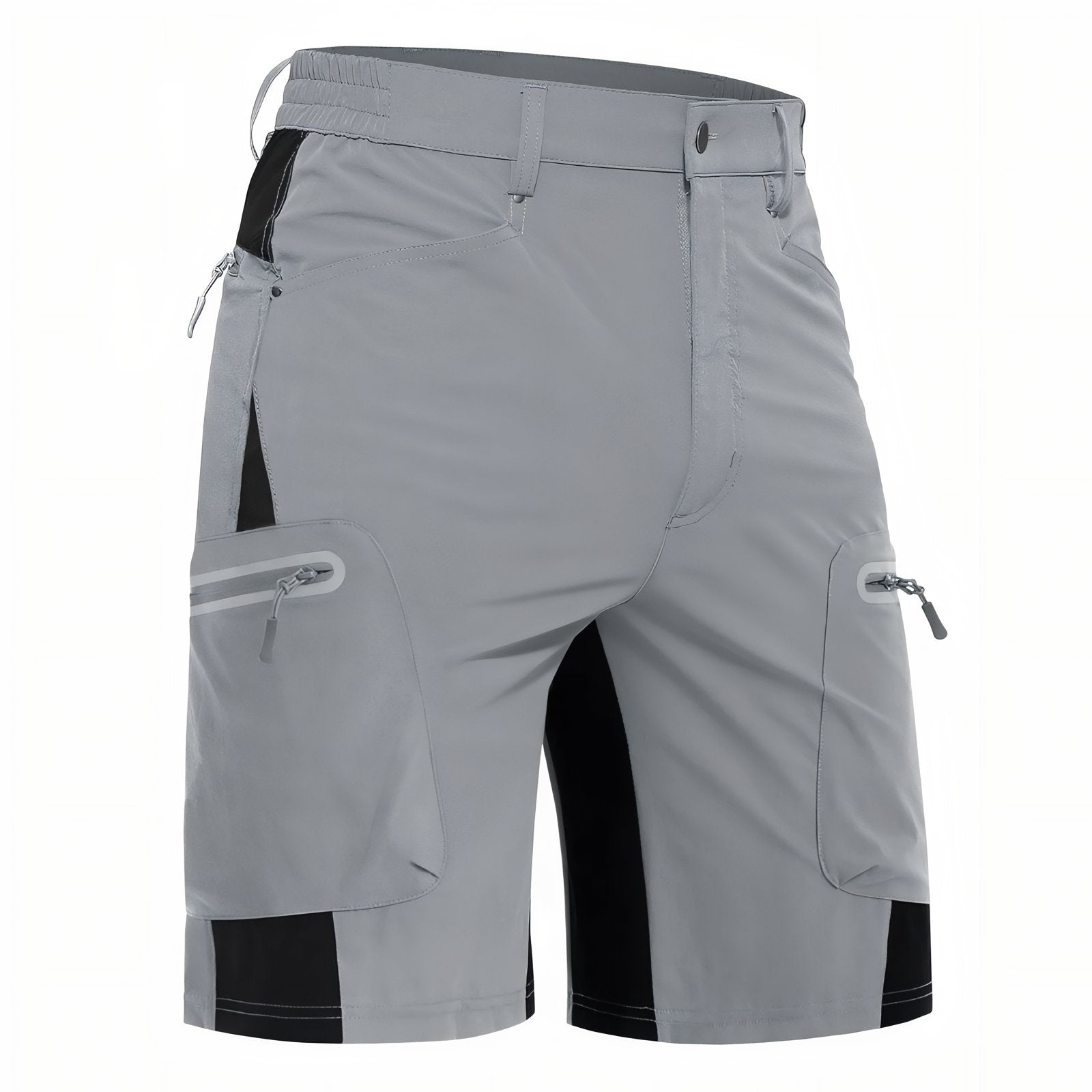Short de Randonnée Homme Imperméable - Gris Clair