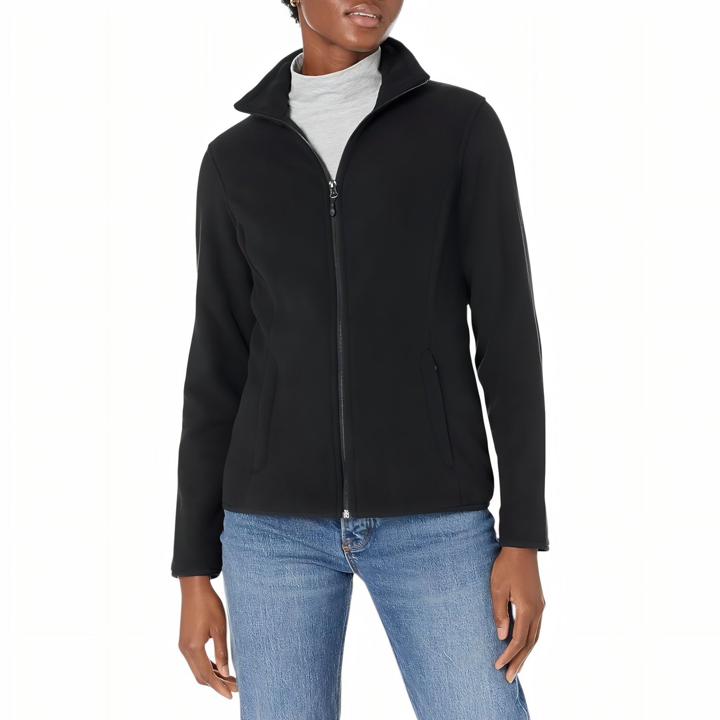 Veste Polaire Randonnée Femme - Noir