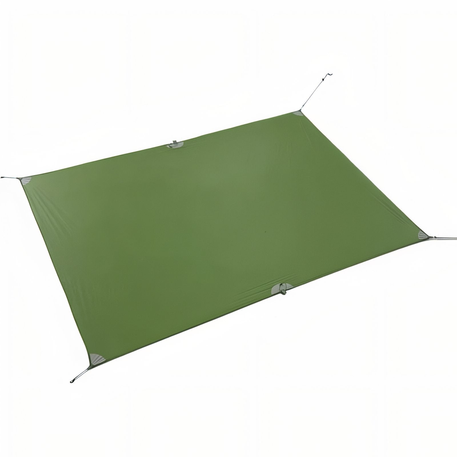 Tarp Randonnée Ultra Léger vue du produit entier - Vert Olive