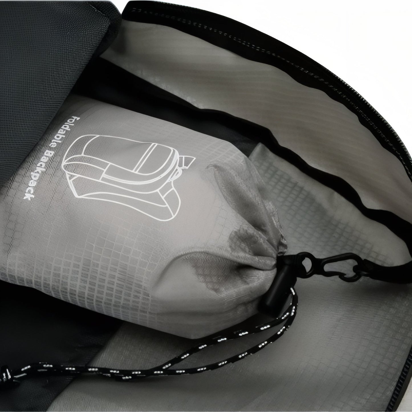 Sac à Dos Pliable et Imperméable compartiment ouvert - Orange - Violet - Gris foncé - Gris clair - Vert armée - Bleu marine - Noir - Bleu ciel
