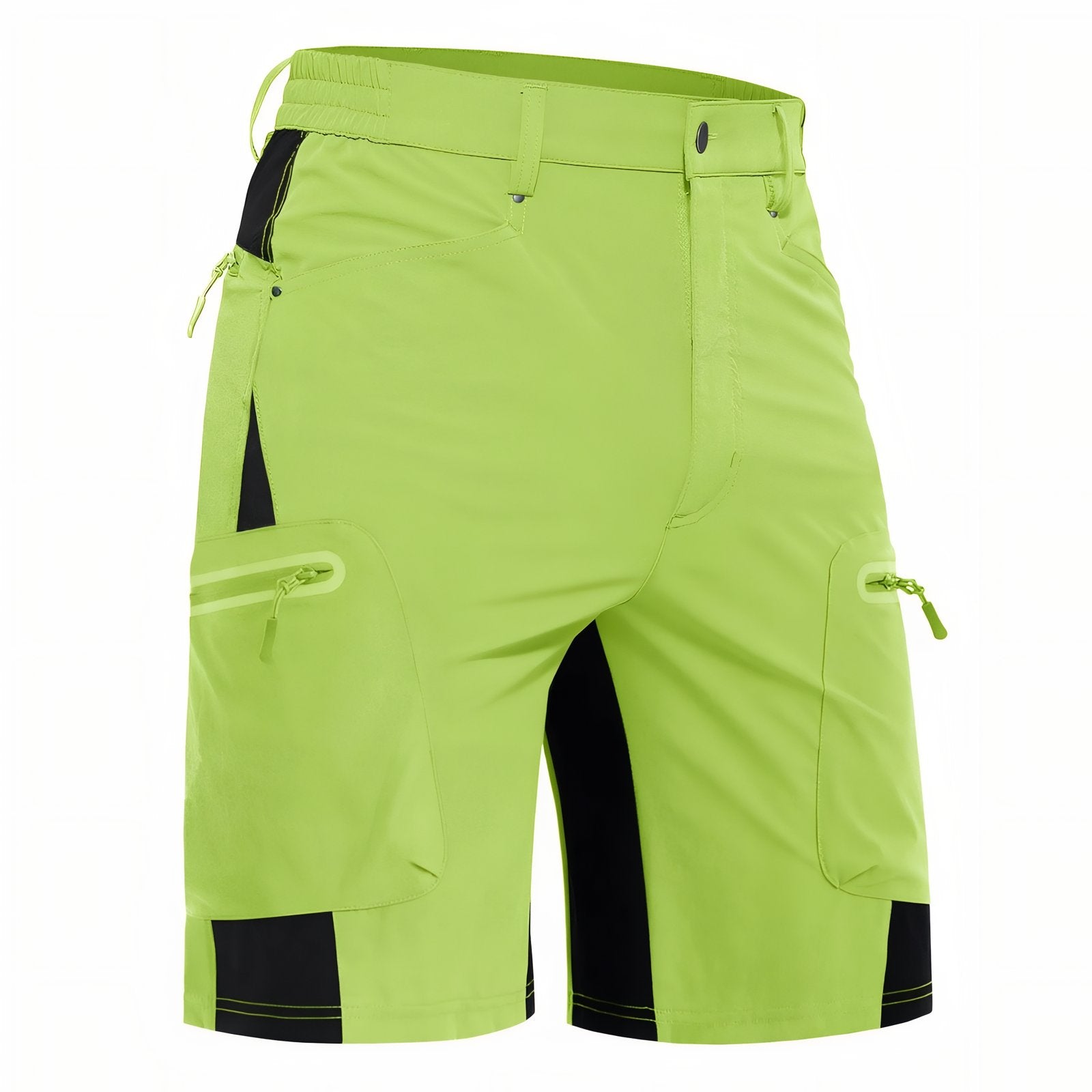 Short de Randonnée Homme Imperméable - Vert Fluo
