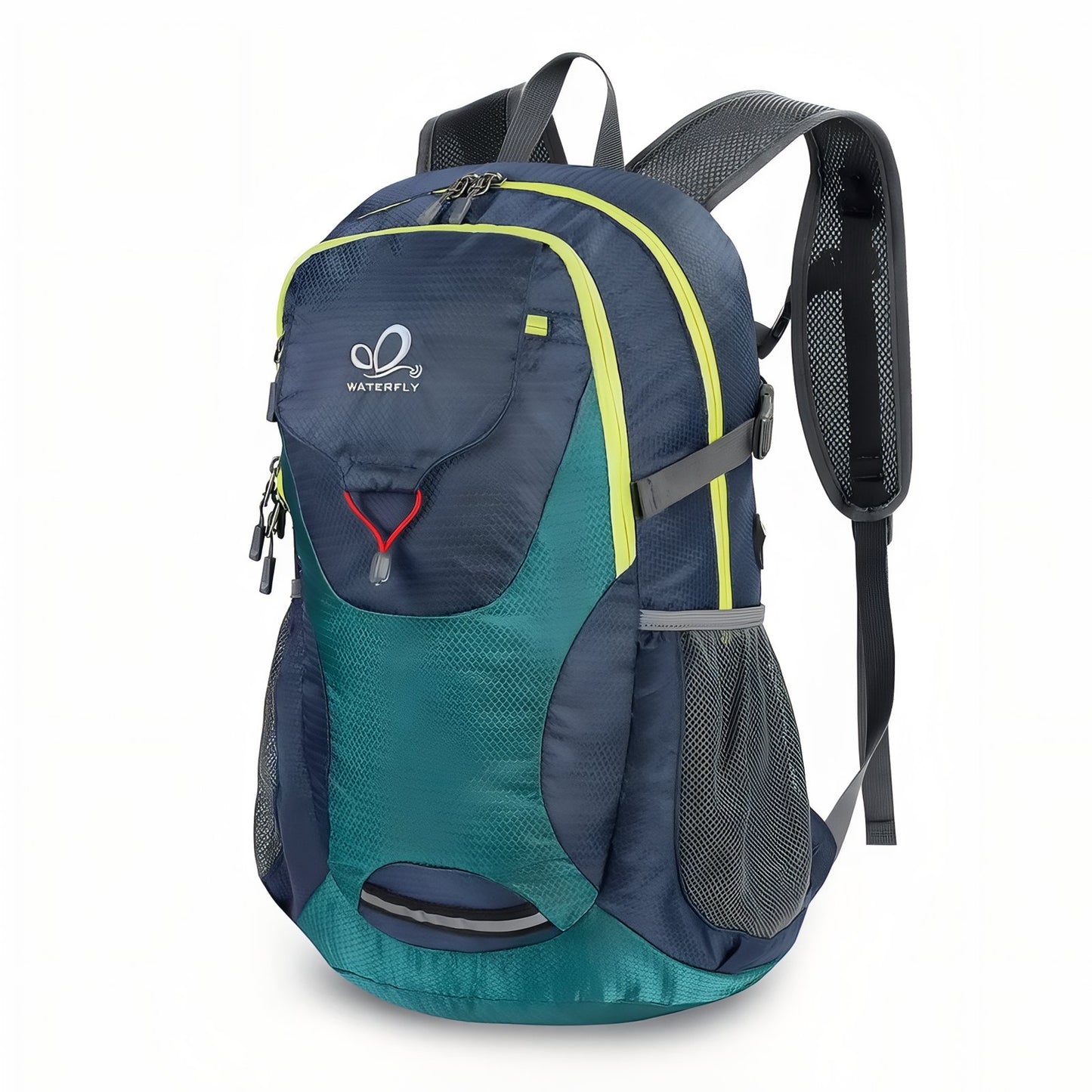 Sac à Dos Randonnée 30L Ultra Léger - Vert Émeraude et Bleu Marine