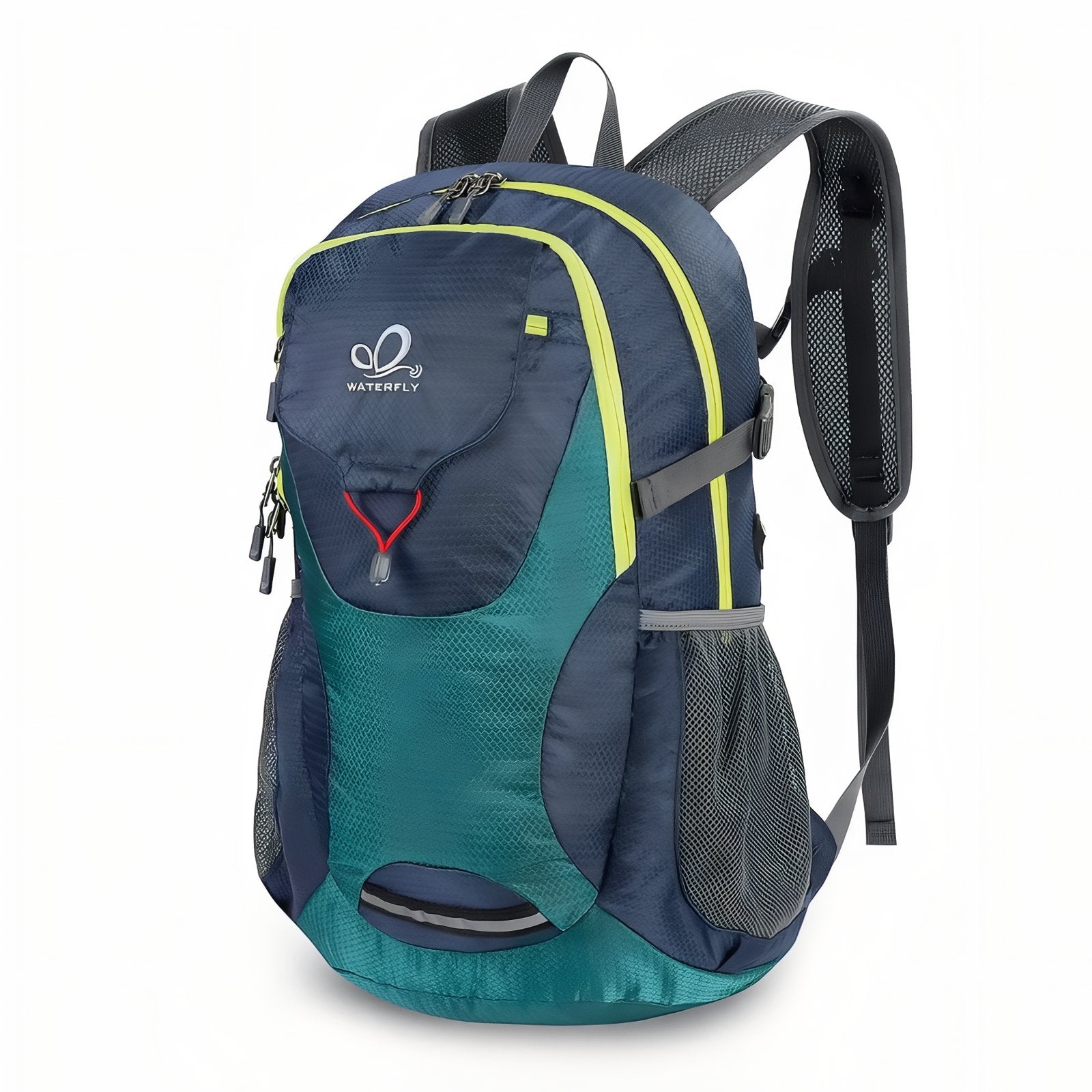 Sac à Dos Randonnée 30L Ultra Léger - Vert Émeraude et Bleu Marine