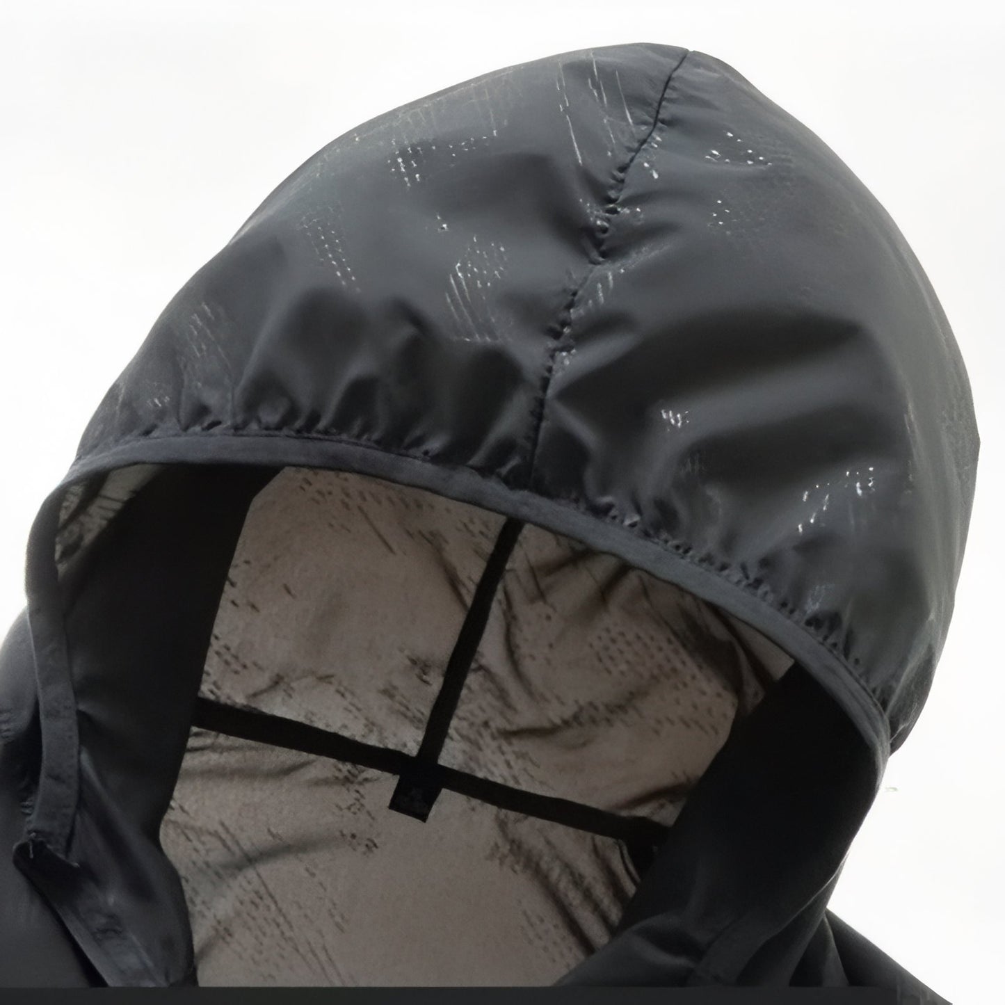 Veste Imperméable Légère gros plan capuche - Bleu Ciel - Blanc - Jaune Fluo - Bleu - Gris Argenté - Noir - Rose Pâle - Rose Fluo - Vert Fluo - Orange Fluo