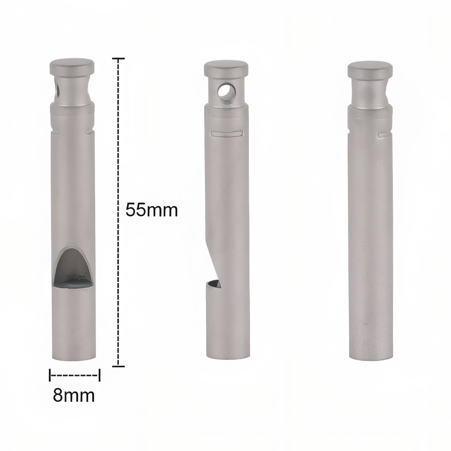 Sifflet de Randonnée Titanium dimensions indiquées - Gris