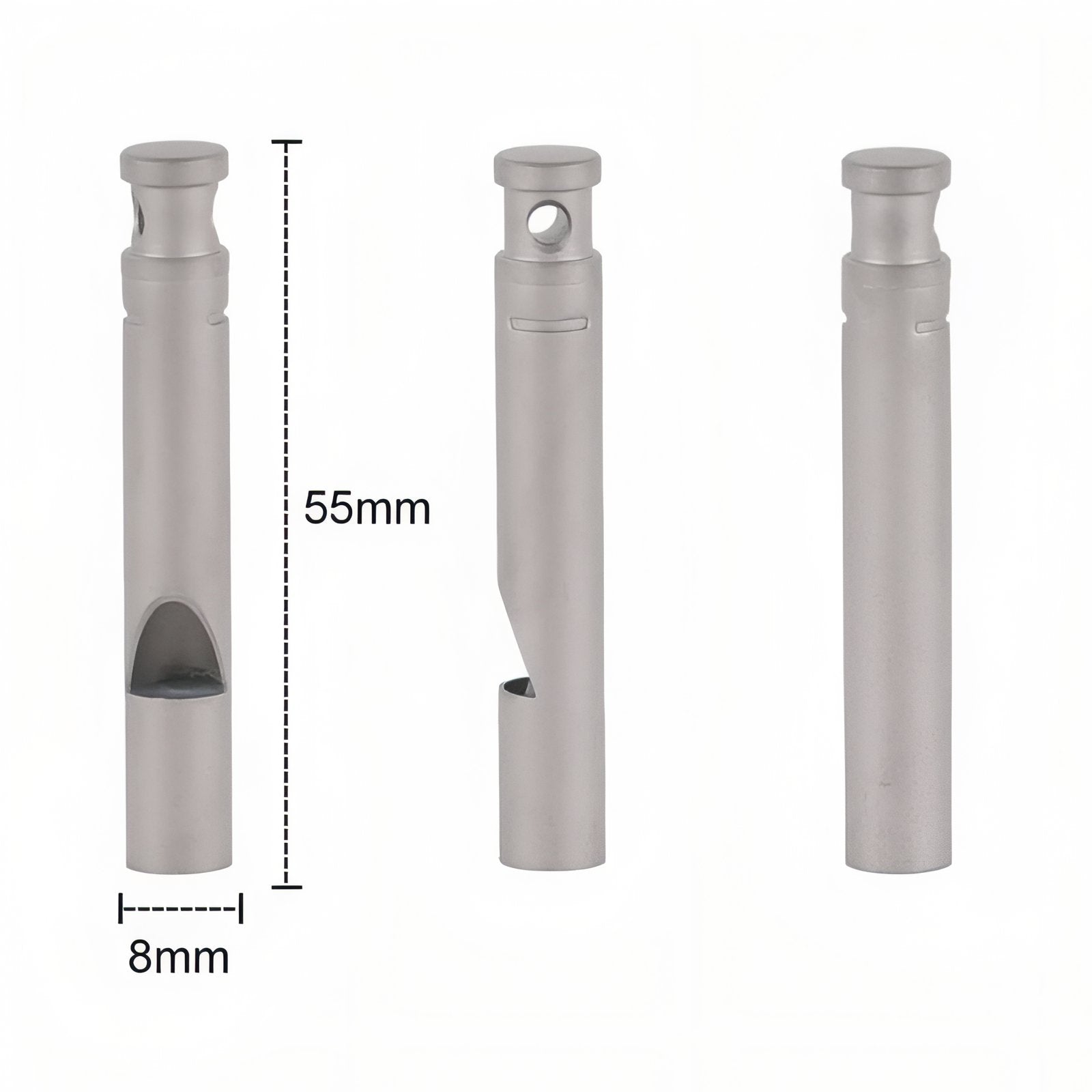 Sifflet de Randonnée Titanium dimensions indiquées - Gris