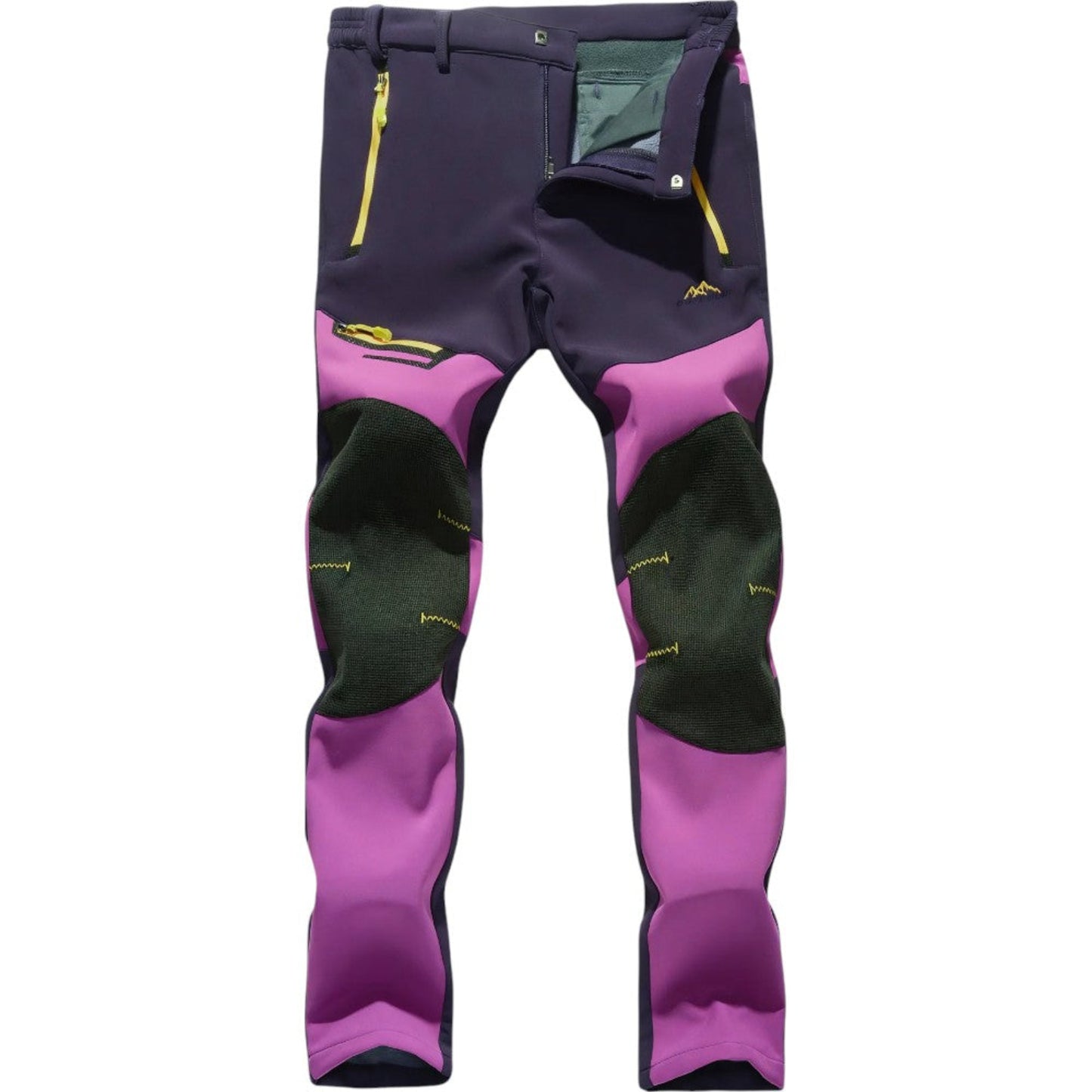 Pantalon Randonnée Chaud Polaire Femme vue avant produit entier - Violet