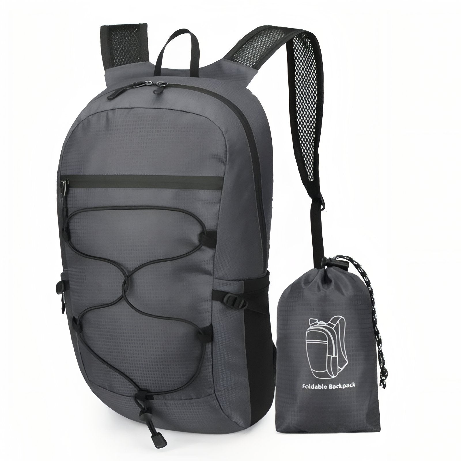 Sac à Dos Pliable et Imperméable - Gris foncé
