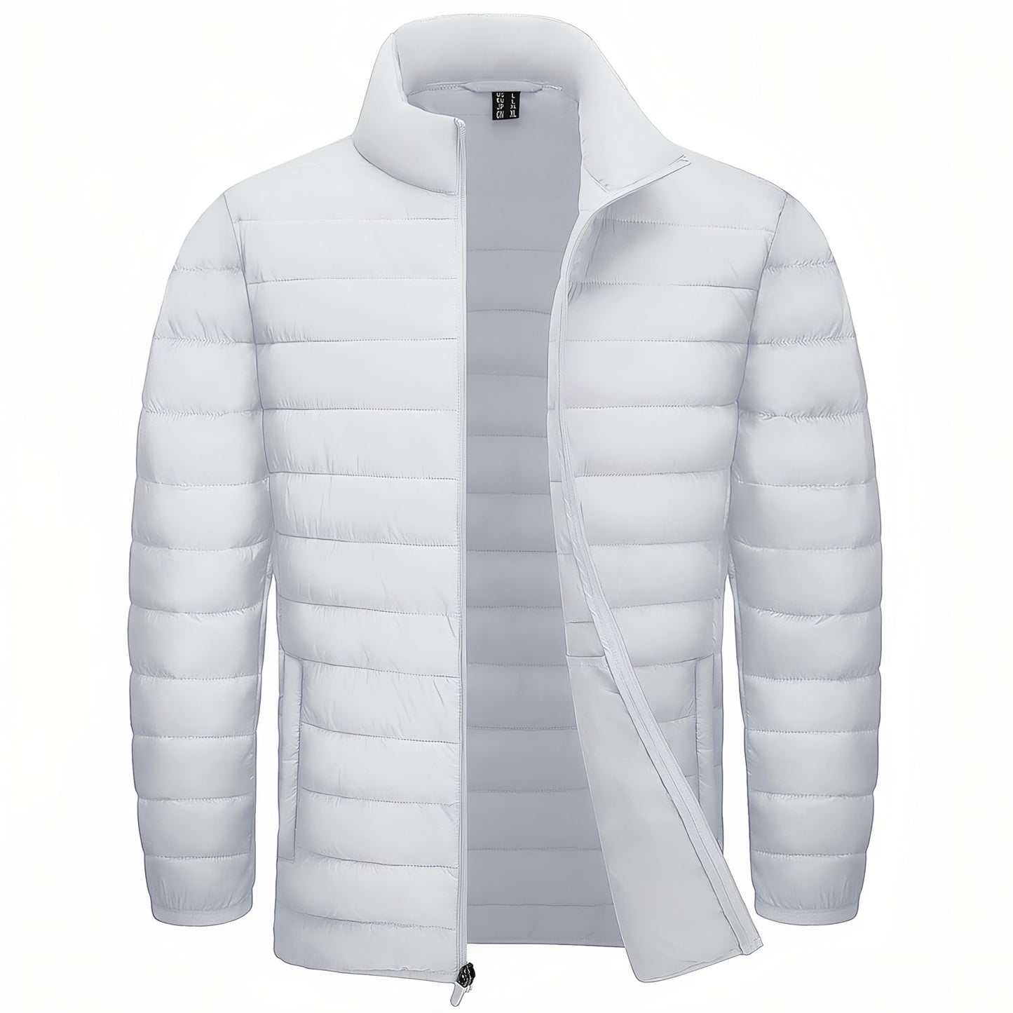 Doudoune Légère Homme Randonnée veste ouverte - Blanc