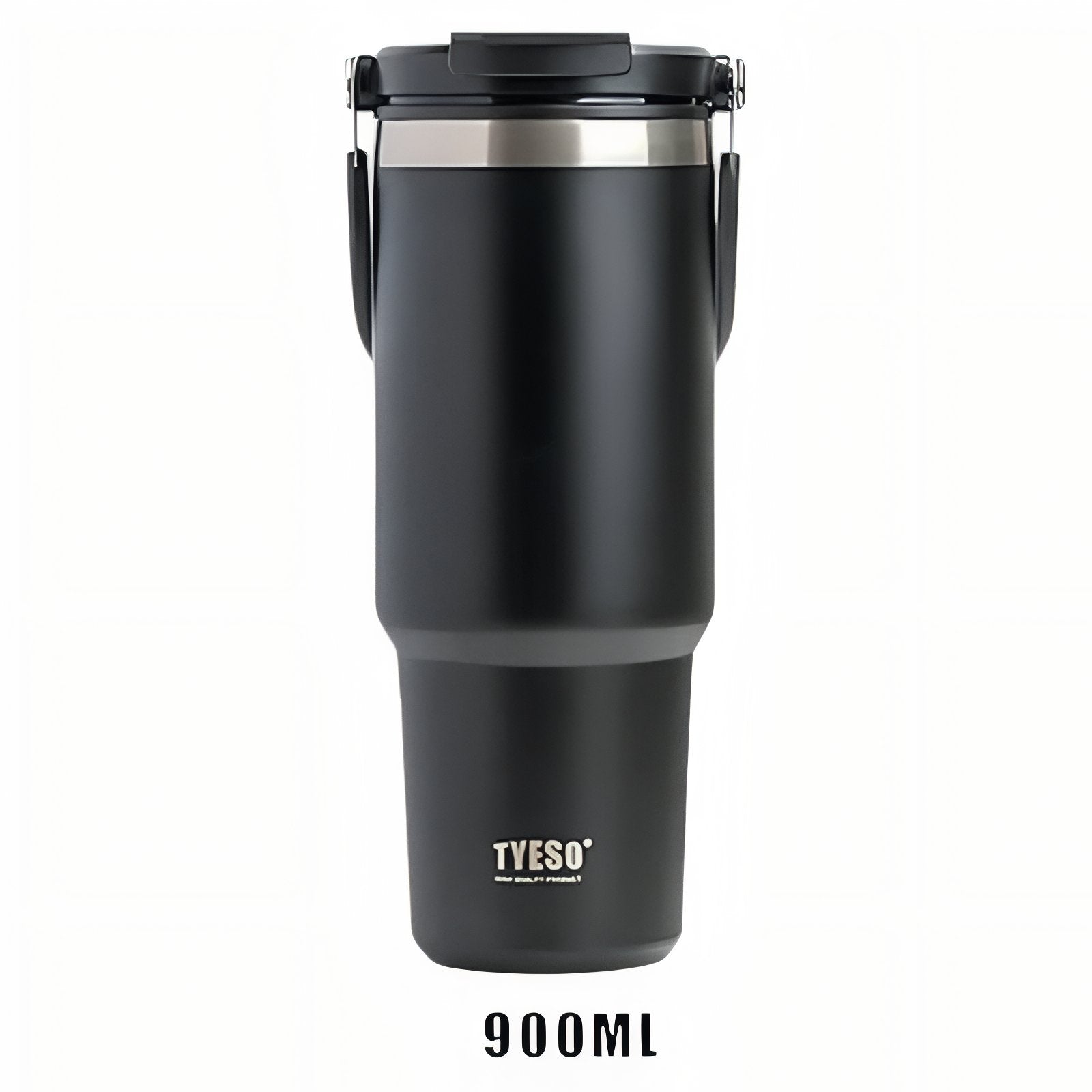 Mug Isotherme Avec Bec - Noir Mat - 900ml