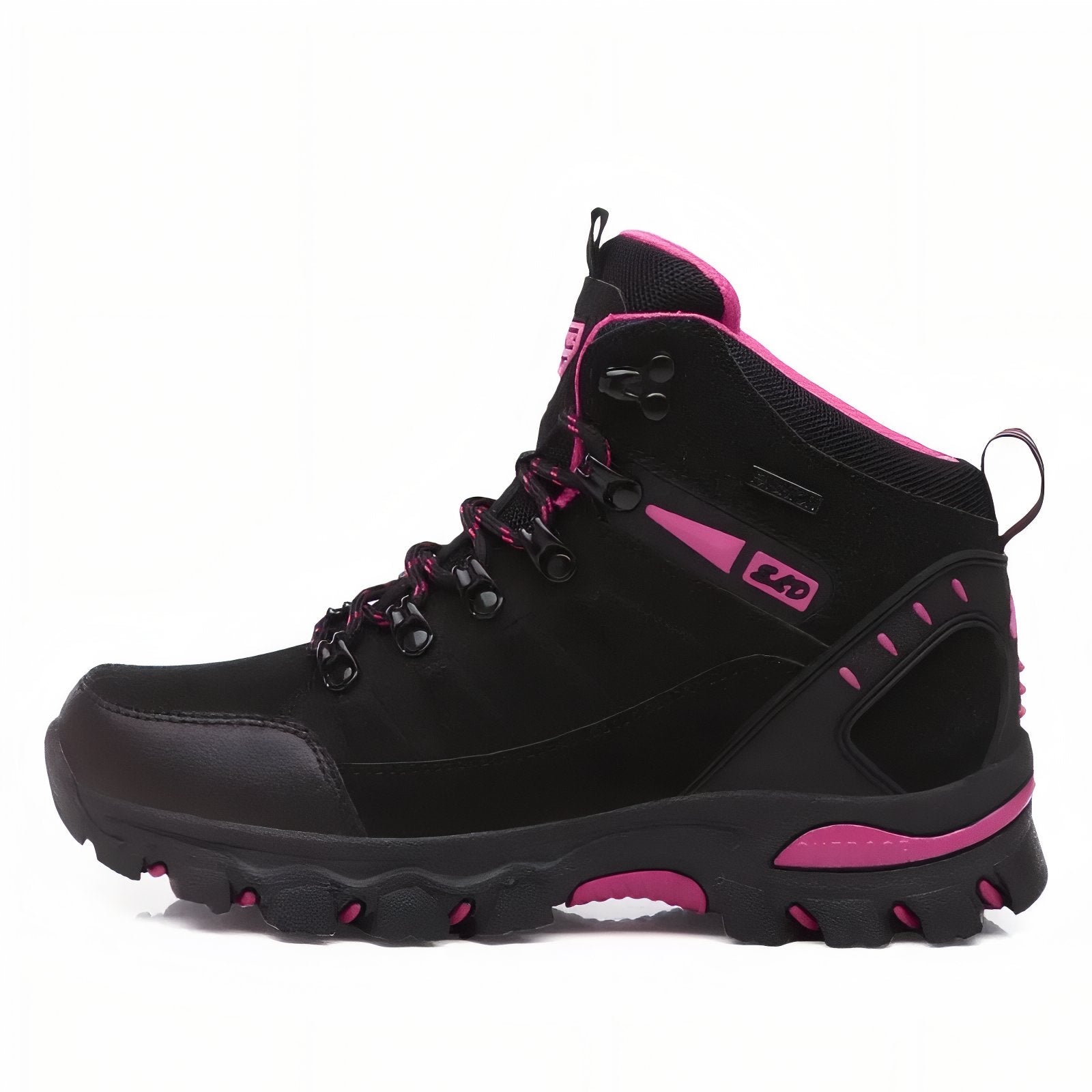 Chaussure Haute Randonnée Femme - Noir et Fuchsia