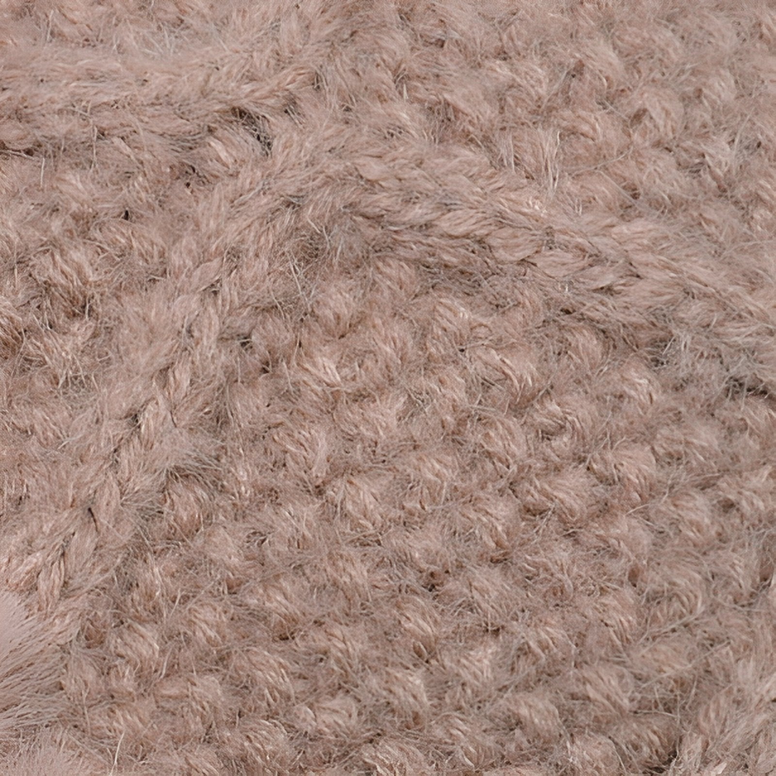 Cagoule Femme Hiver gros plan texture tricotée - Marron - Noir - Blanc Crème - Rose Poudré - Gris Clair - Beige