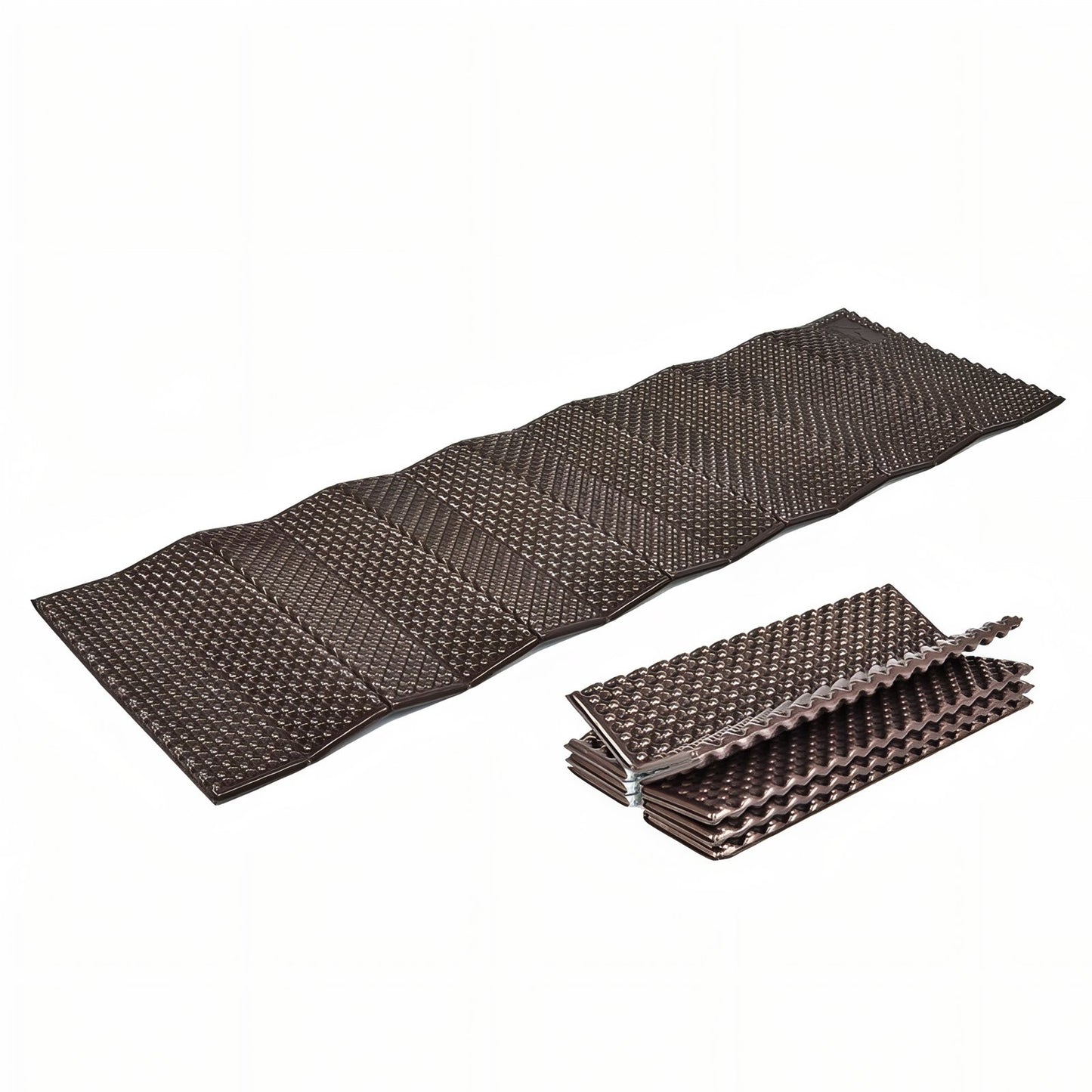 Matelas Pliable Randonnée - Marron Foncé
