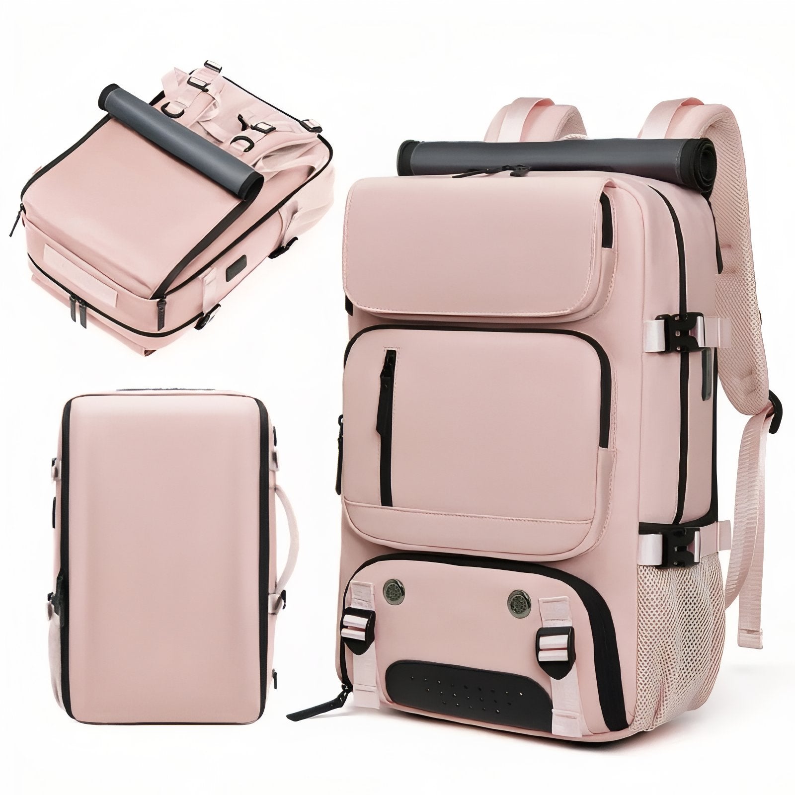 Sac De Voyage Multi Rangements Pratique trois angles différents - Rose - Turquoise - Gris - Gris Foncé - Vert Armée - Vert Pastel - Bleu Canard - Noir - Lavande