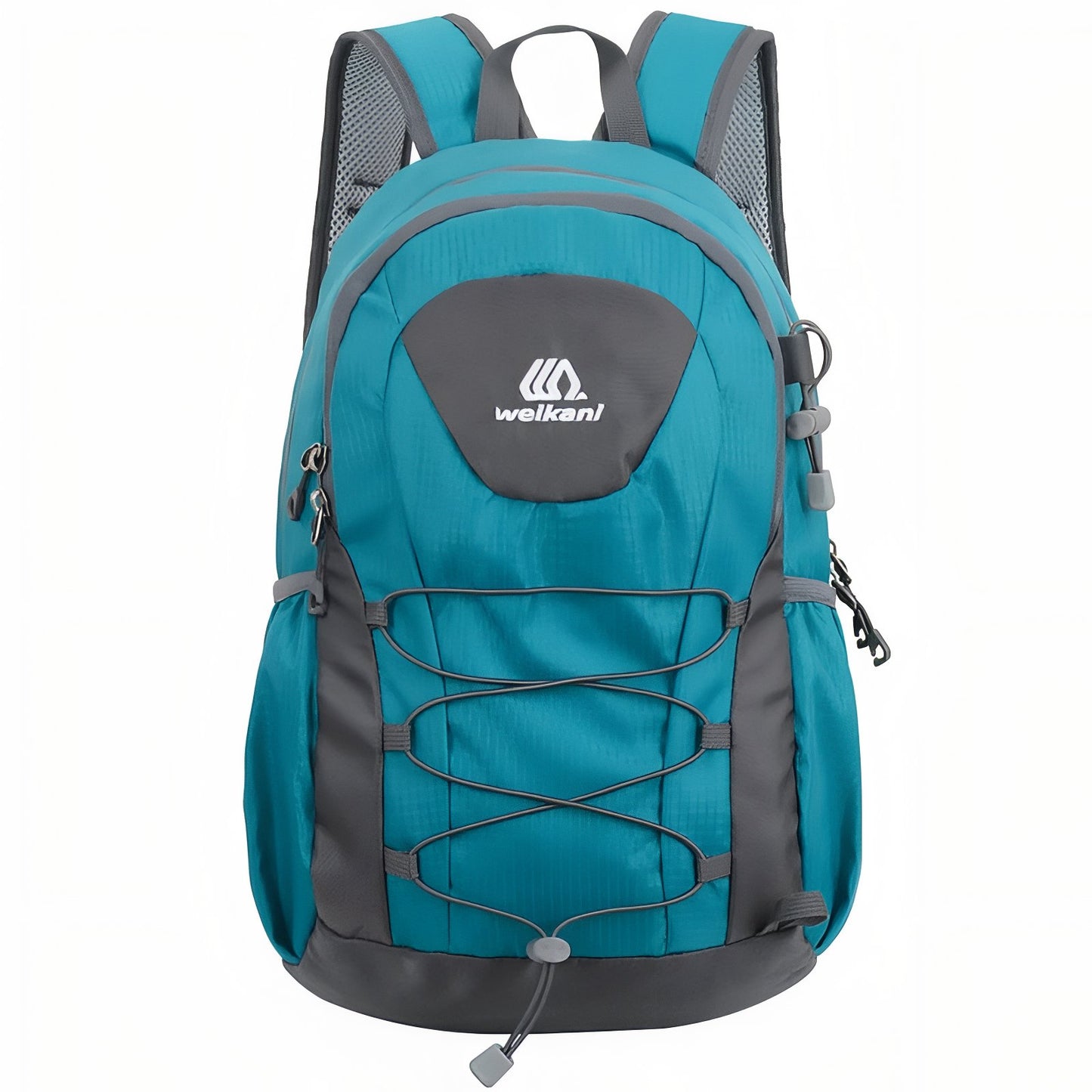 Petit Sac à Dos de Randonnée sac à dos entier - Turquoise et Gris