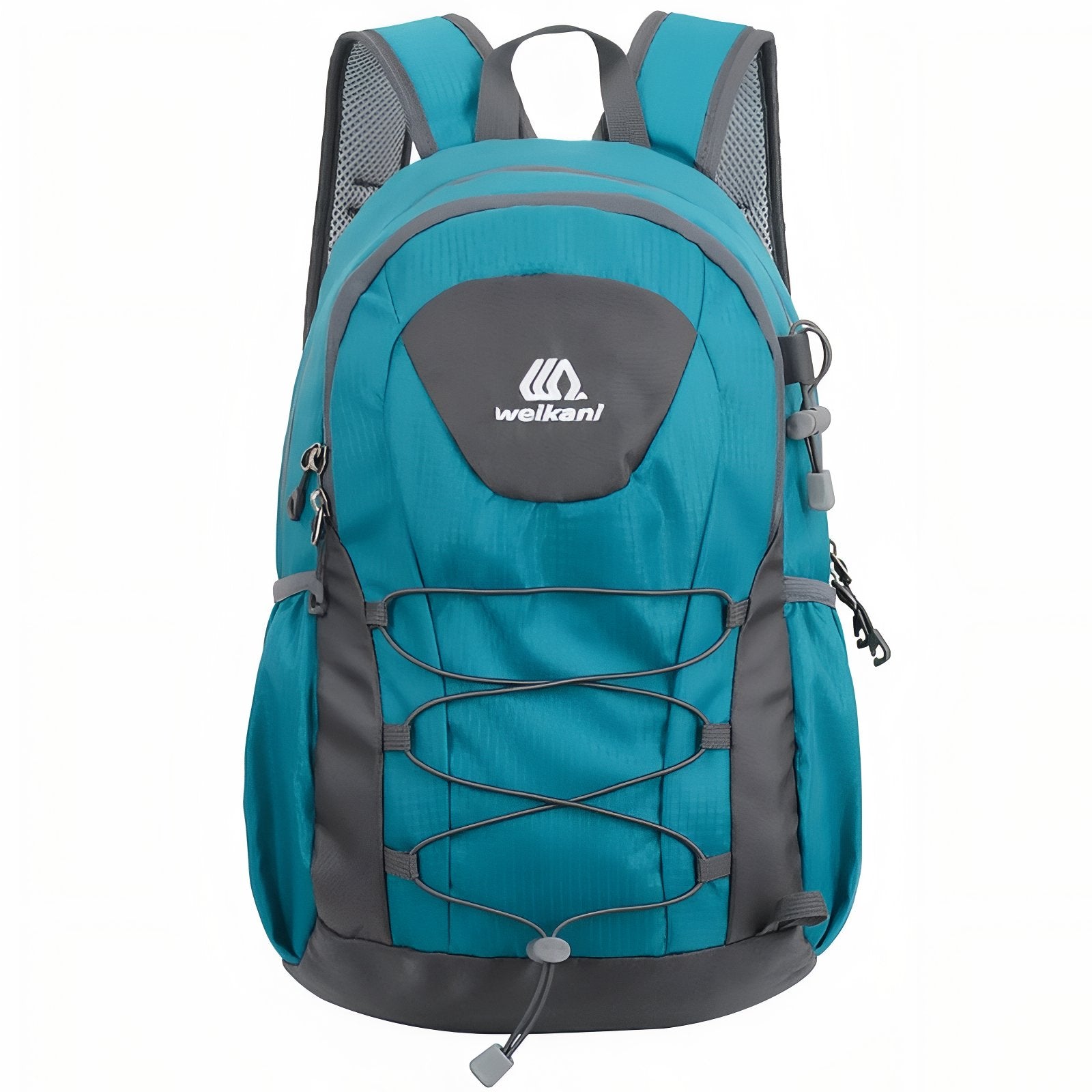 Petit Sac à Dos de Randonnée sac à dos entier - Turquoise et Gris