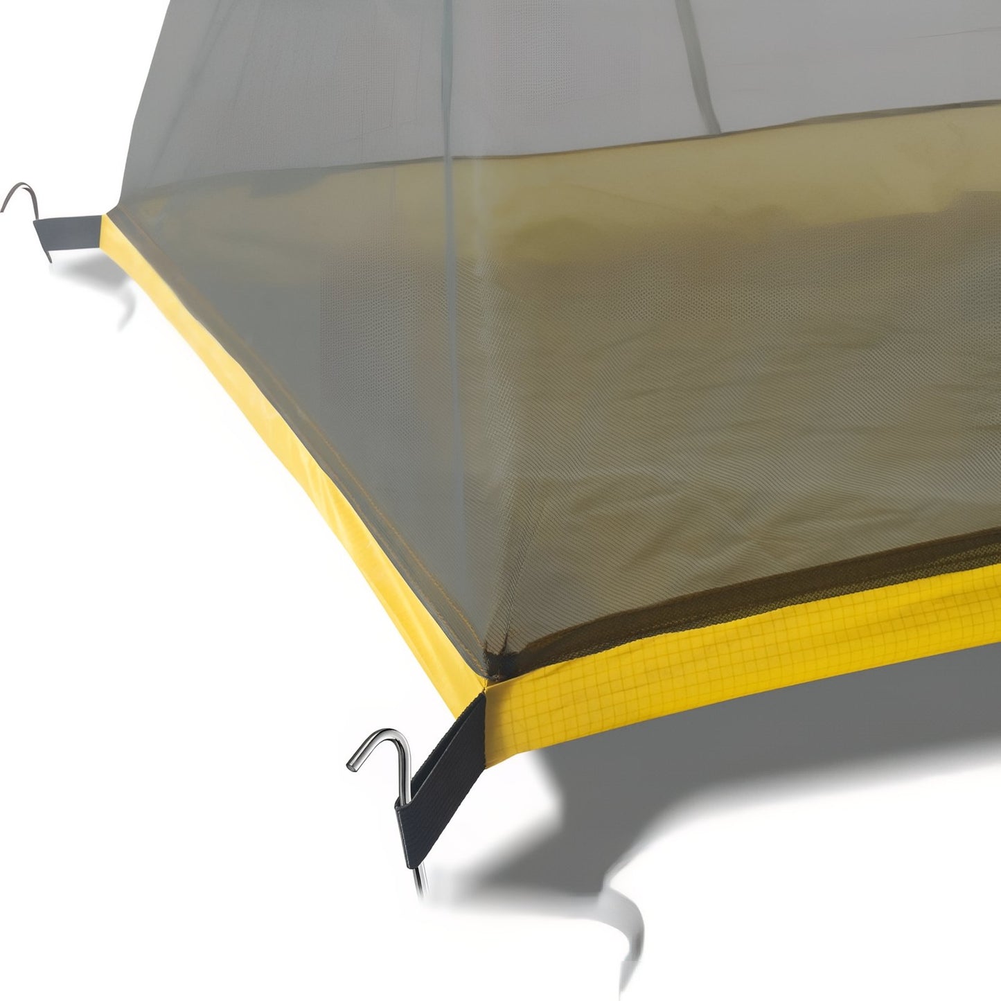 Tente Bivouac Ultra Légère 1 Personne 230g/260g gros plan sur le bas - 4 Saisons - 3 Saisons
