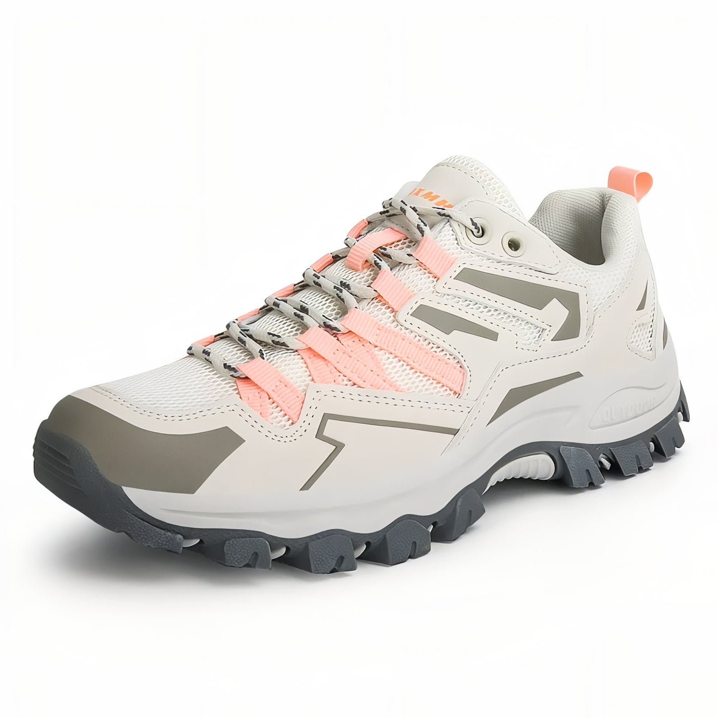 Chaussure Randonnée Femme Basse - Beige et Corail