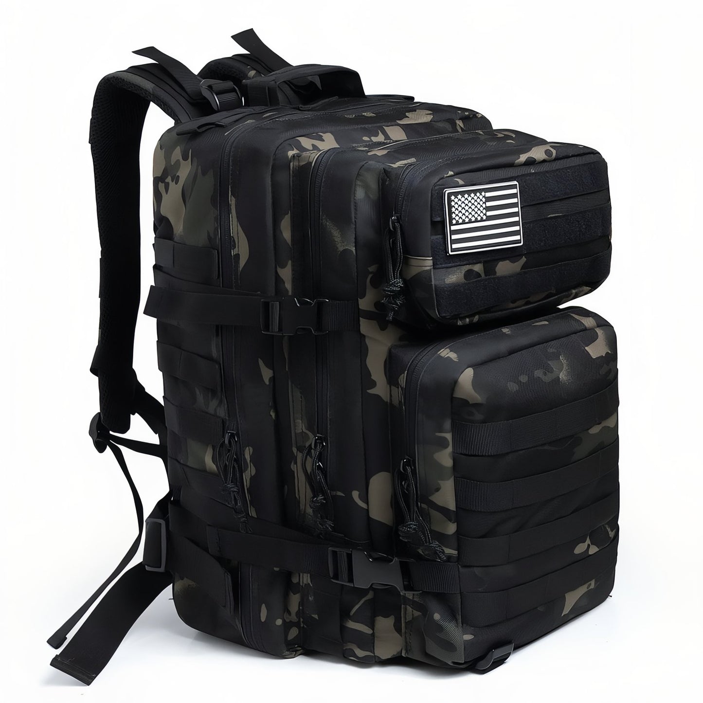 Sac à Dos Camouflage 45L - Noir