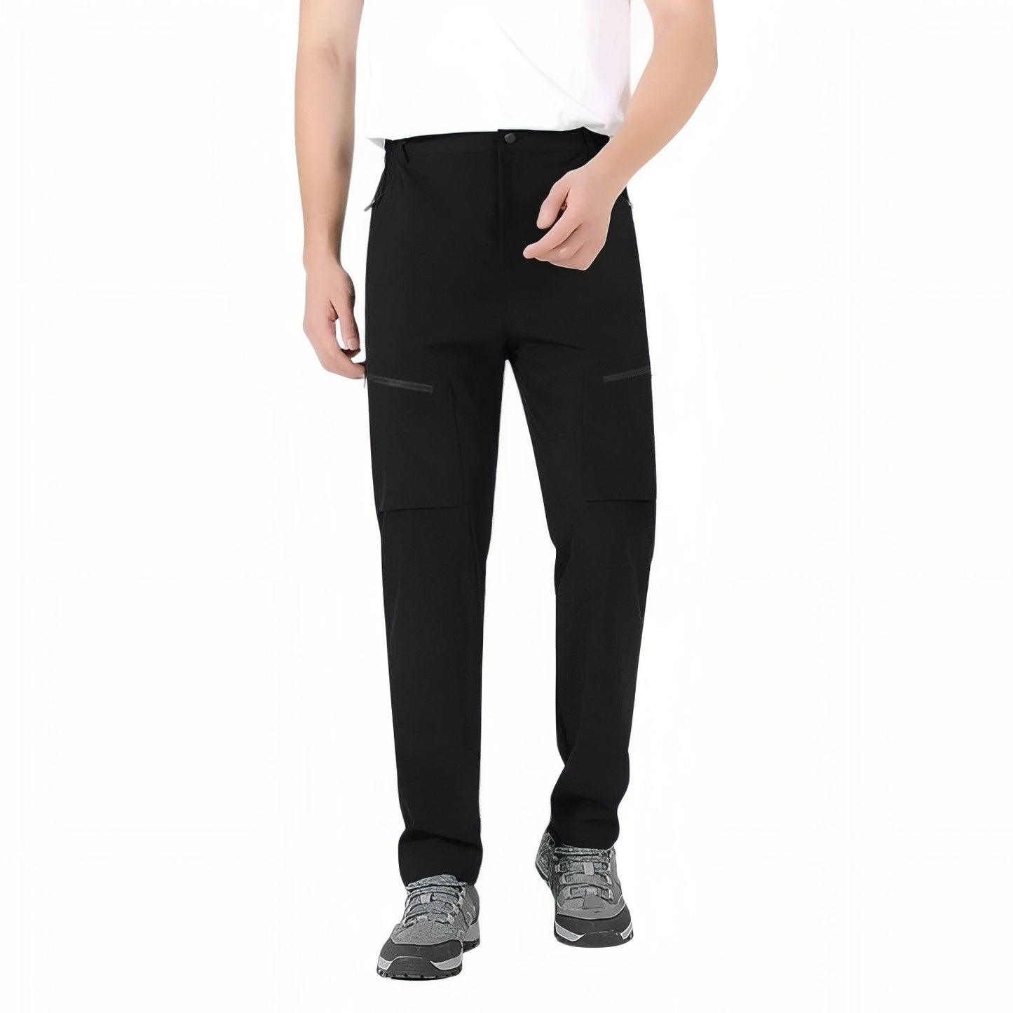 Pantalon Homme Randonnée Été - Noir