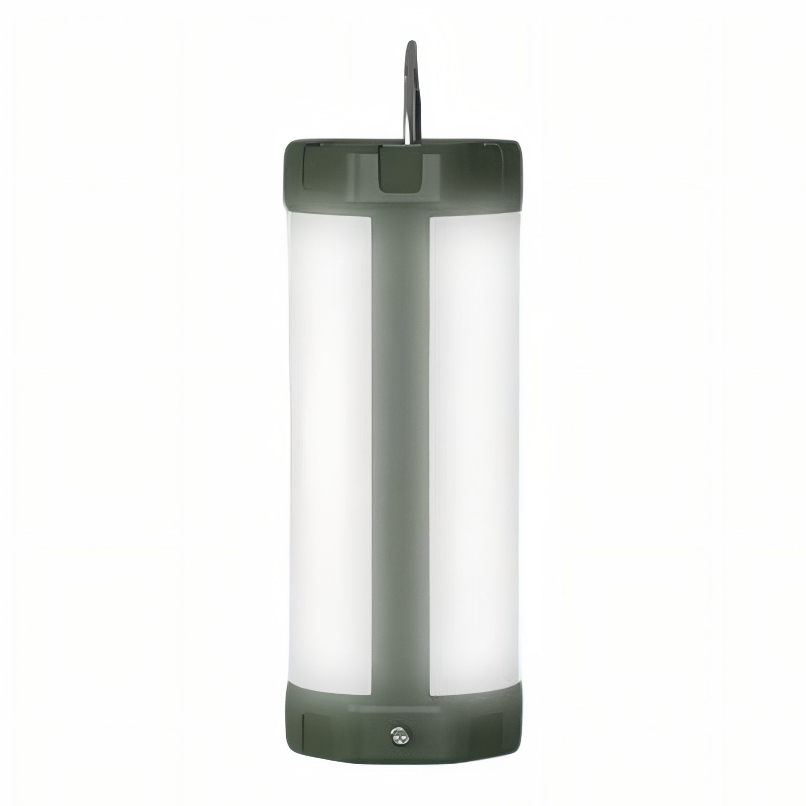 Lanterne Puissante Rechargeable 106 Leds - Blanc et Vert Olive