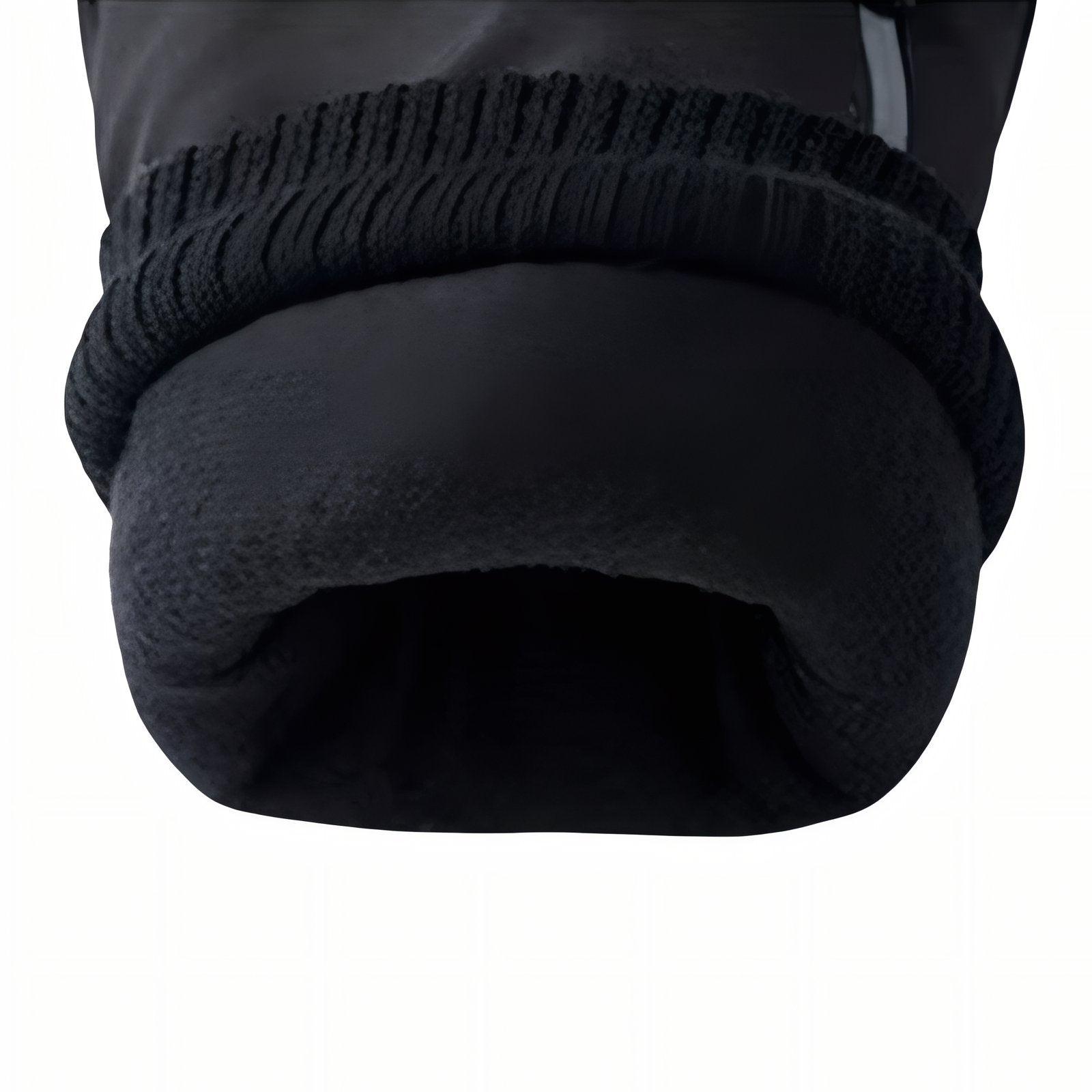 Gants Randonnée Grand Froid gros plan poignet - Noir avec Poche - Blanc avec Poche - Noir