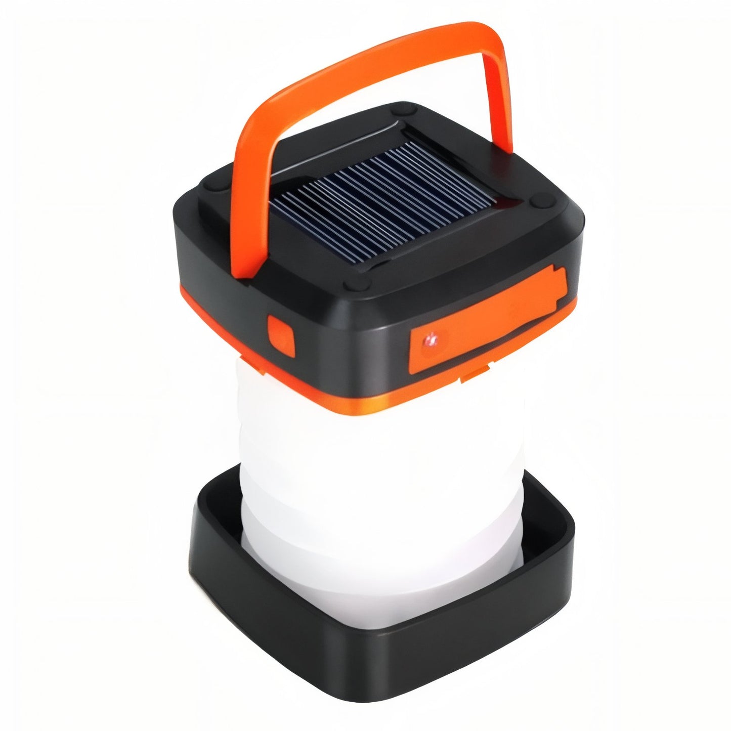 Lanterne Solaire Pliable - Orange et Blanc