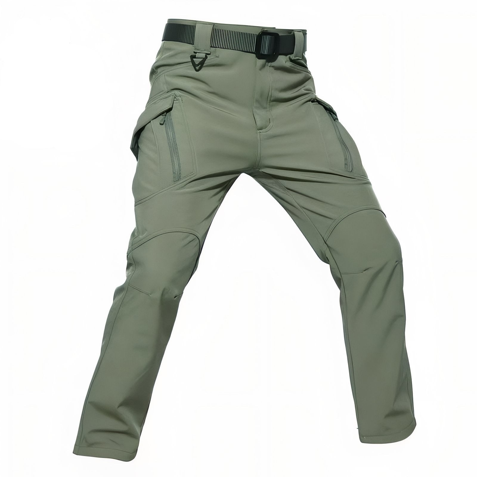 Pantalon Multi Poches Randonnée Homme vue avant pantalon - Vert Olive