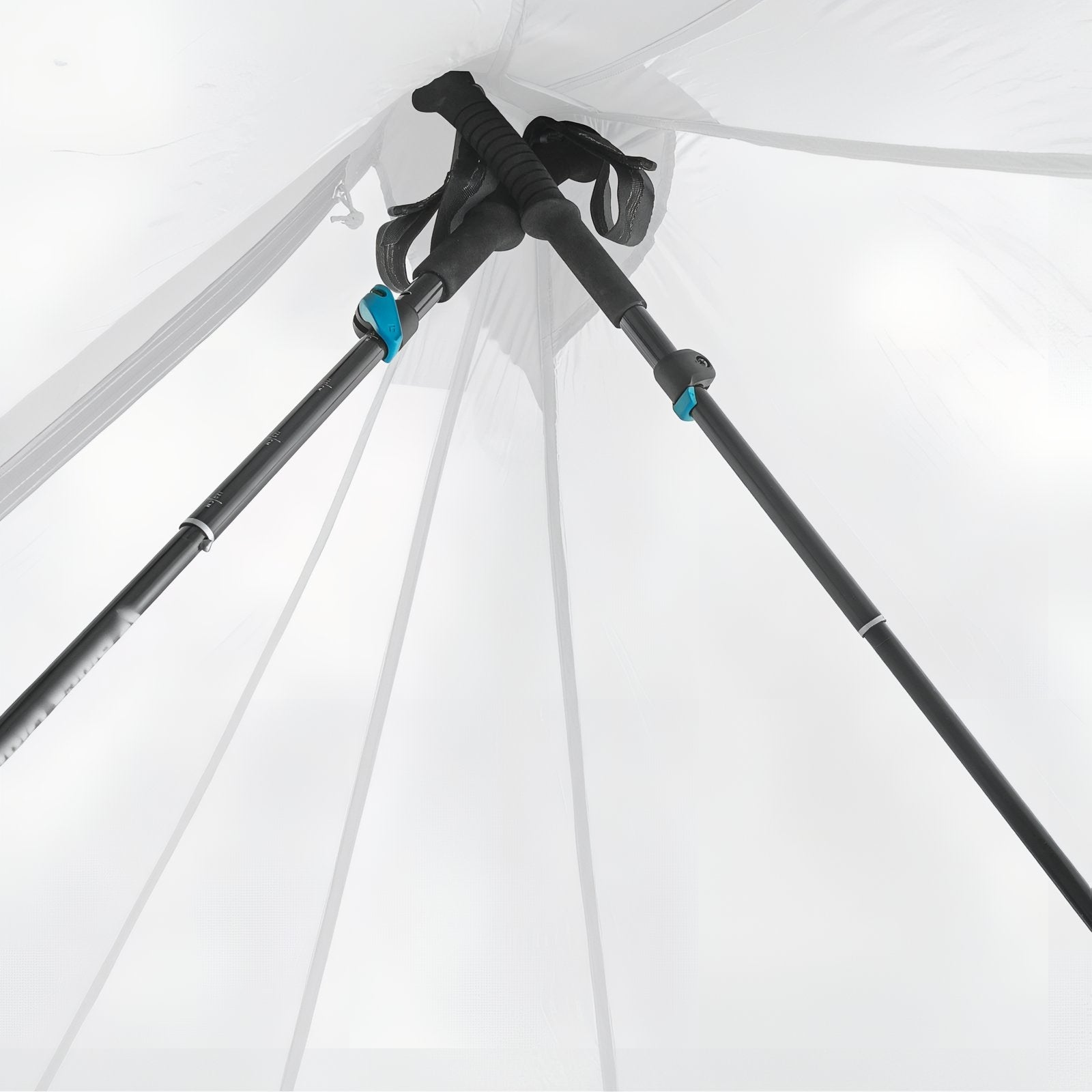 Tente Bivouac Ultra Légère 1 Personne 230g/260g détail des arceaux - 4 Saisons - 3 Saisons